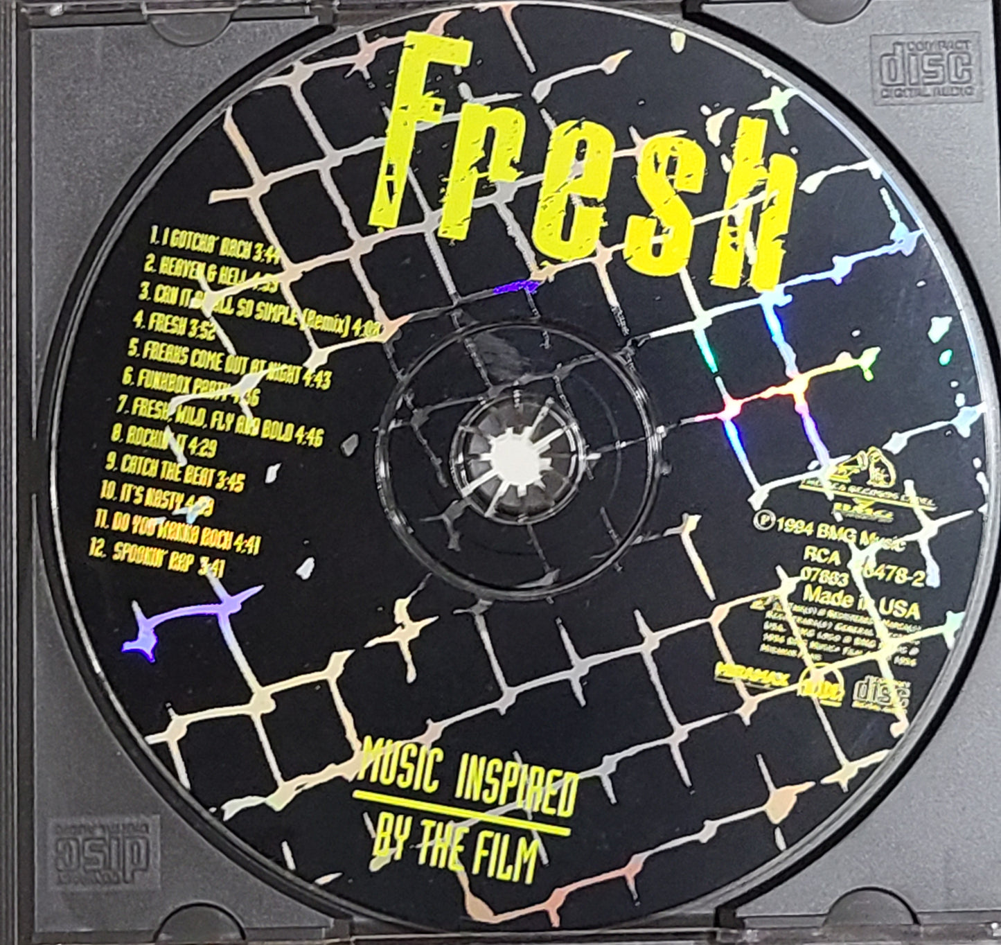 Fresh Soundtrack CD Cold Crush Wu-Tang Brothers Grandmaster Flash Furious 5