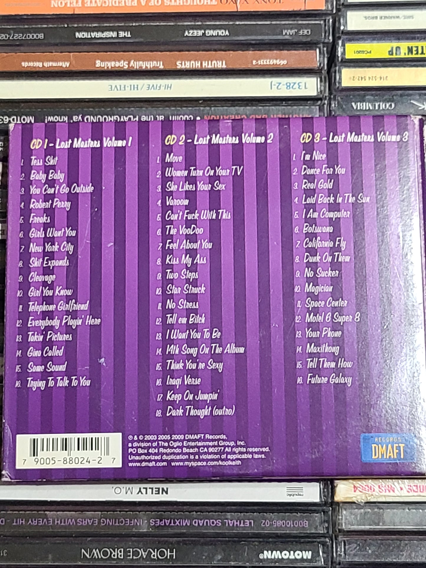 Kool Keith Lost Masters CD Rare HTF OOP 3 CD Set
