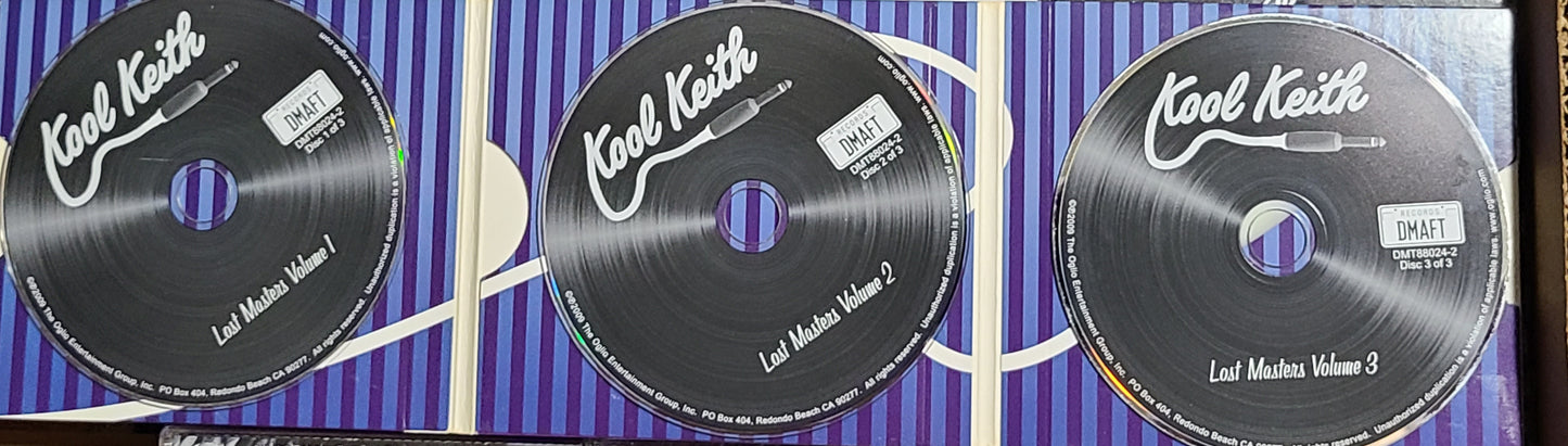 Kool Keith Lost Masters CD Rare HTF OOP 3 CD Set