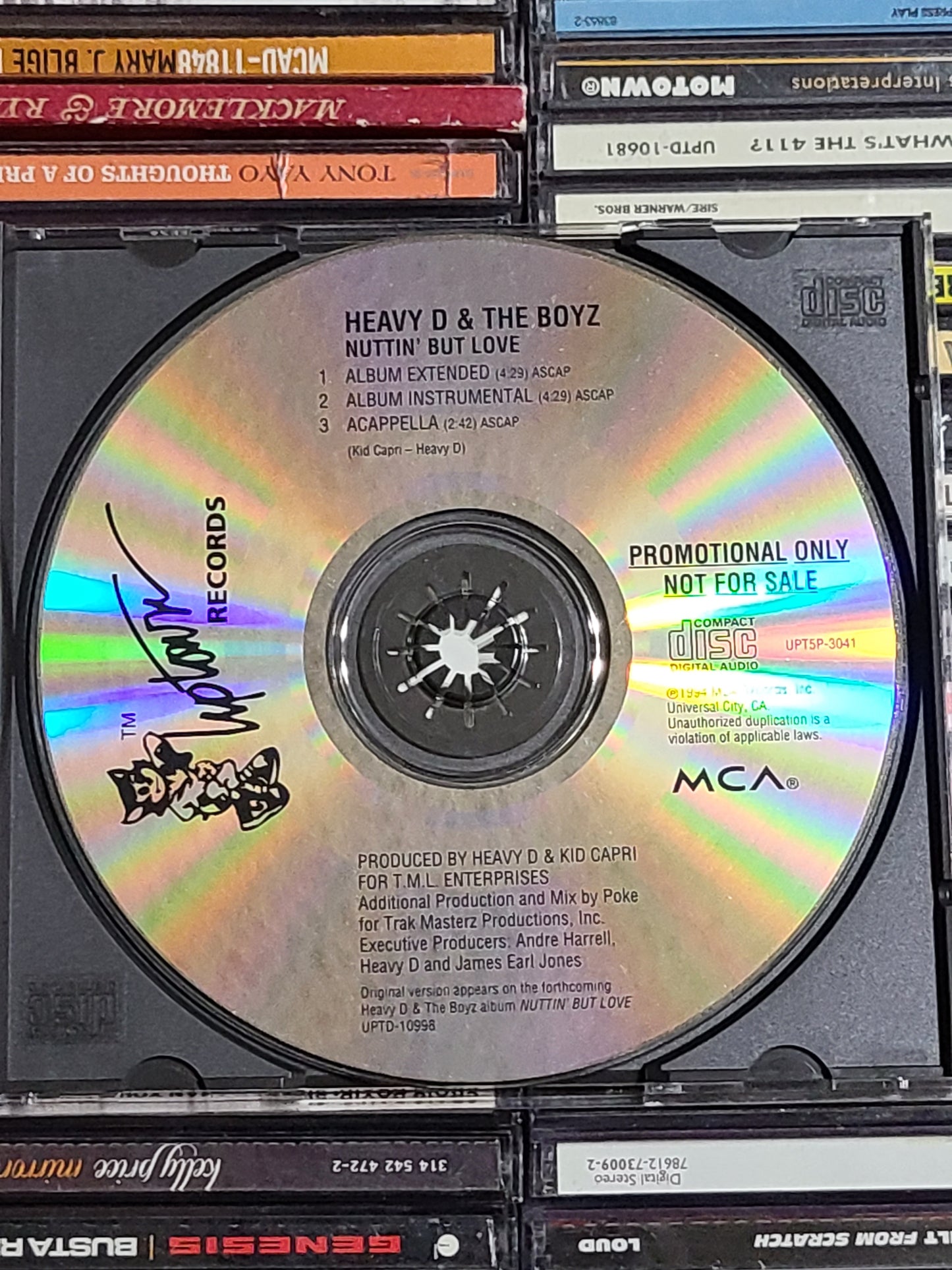 Heavy D & The Boyz - Nuttin' But Love CD Single -3 Track Rare HTF OOP