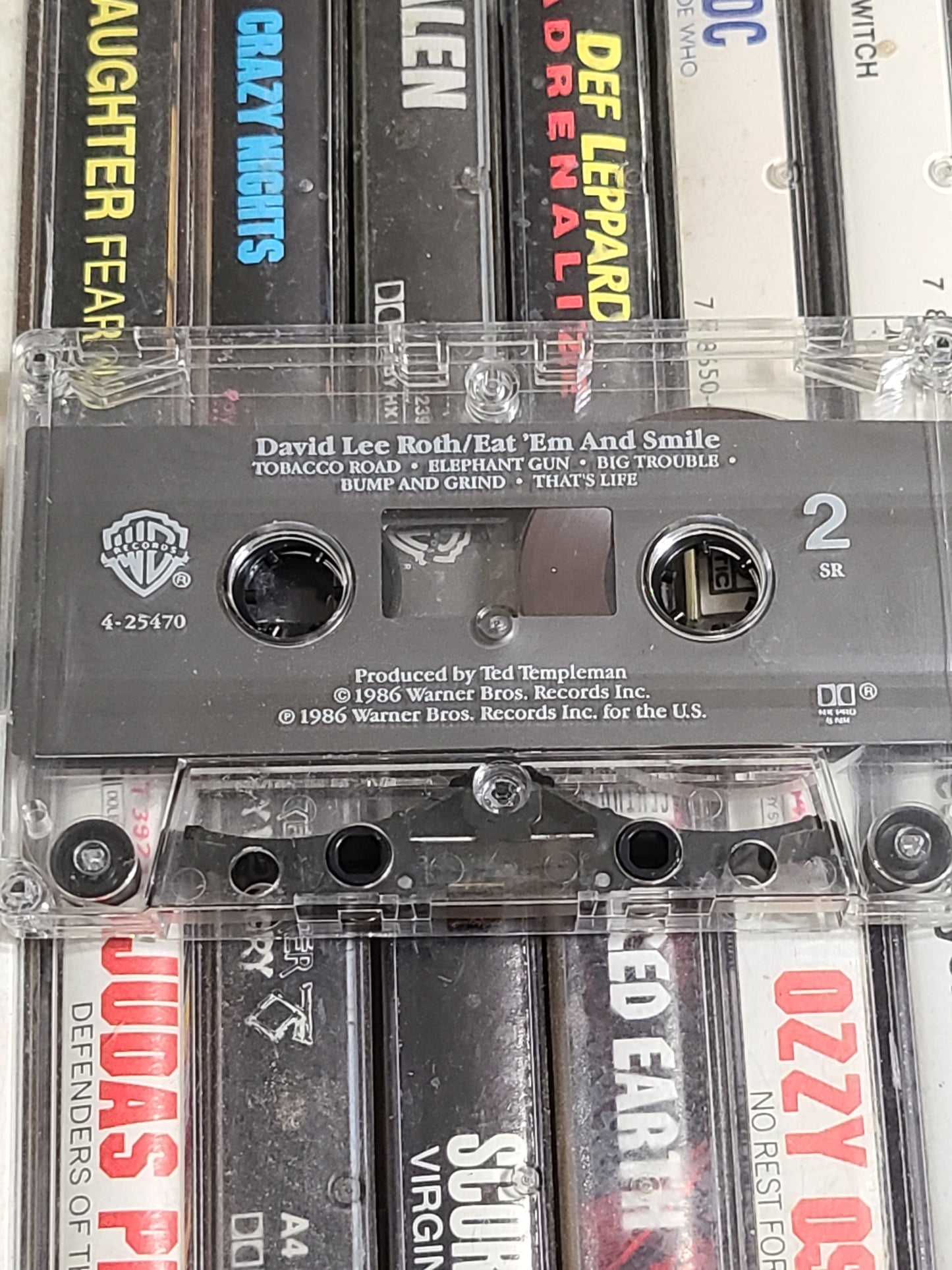 David Lee Roth Eat 'Em and Smile Cassette Rock