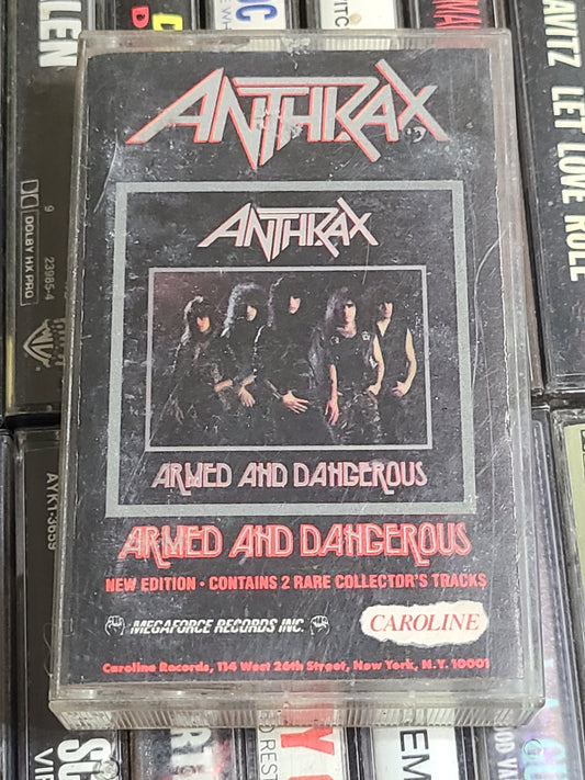 Anthrax Armed & Dangerous Cassette Tape Metal