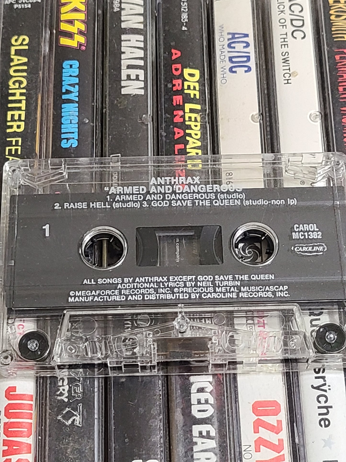 Anthrax Armed & Dangerous Cassette Tape Metal