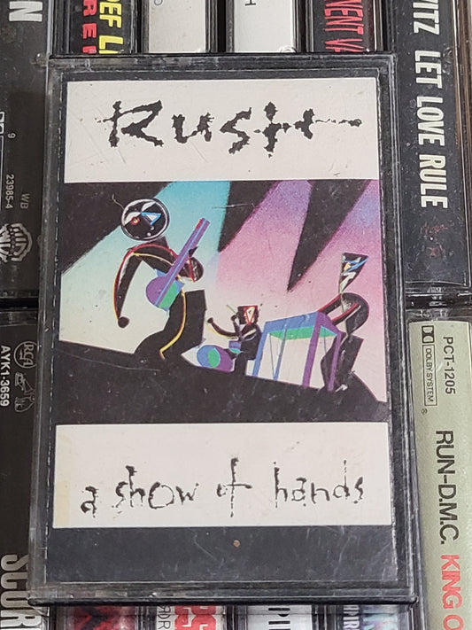 Rush A Show Of Hands Cassette Rock