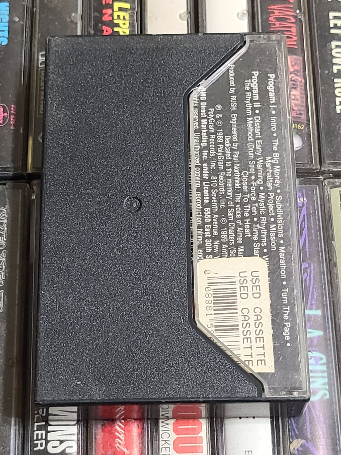 Rush A Show Of Hands Cassette Rock