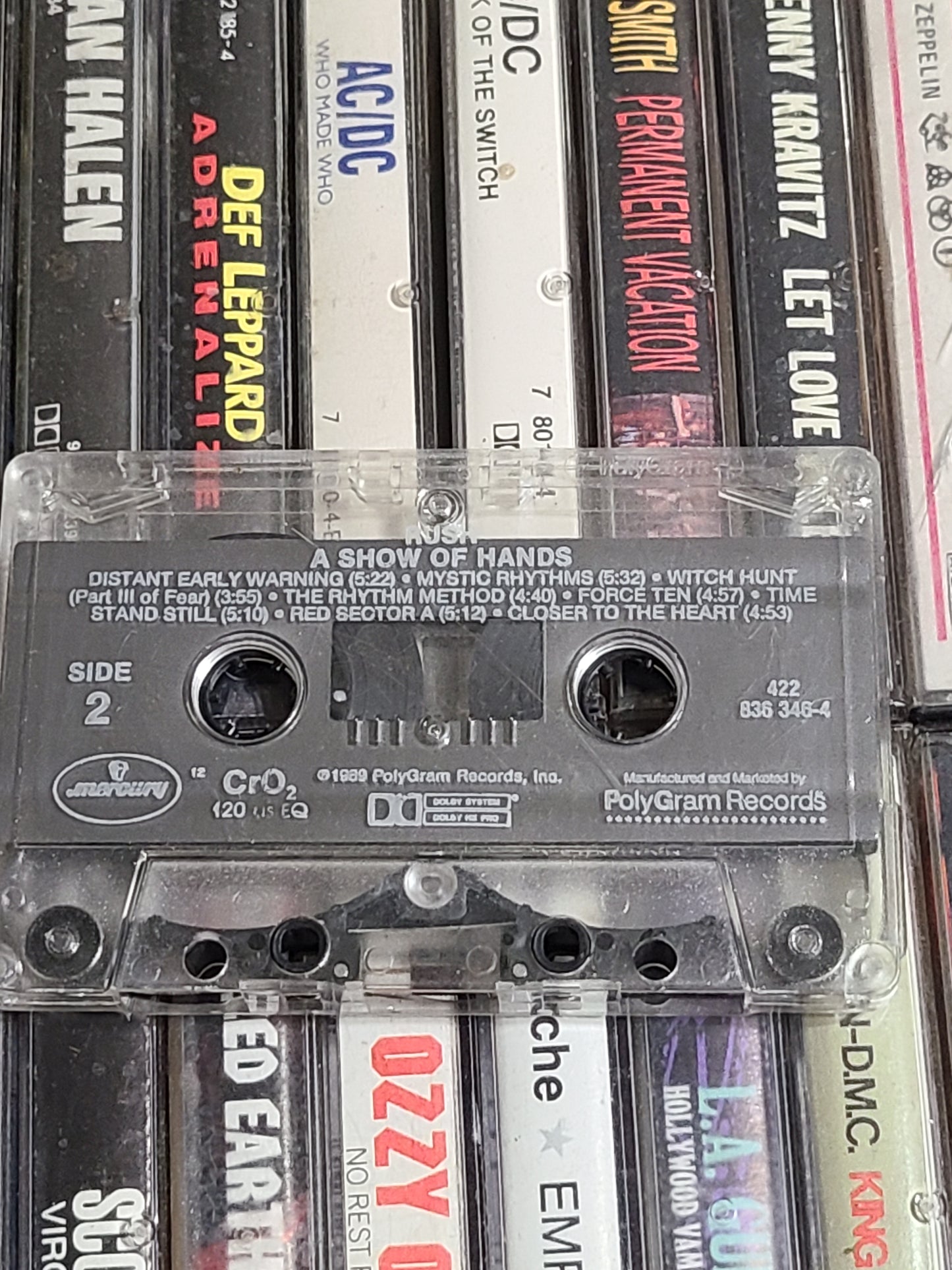 Rush A Show Of Hands Cassette Rock