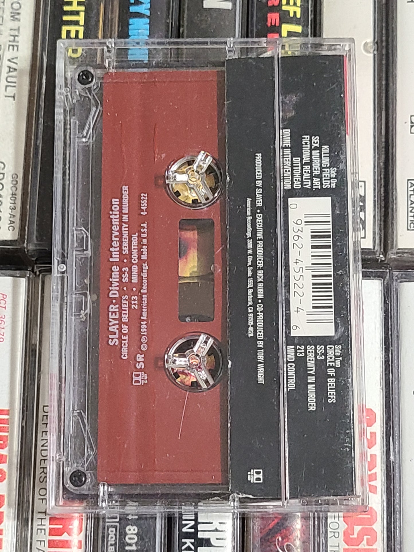 Slayer Divine Intervention Cassette Tape Metal