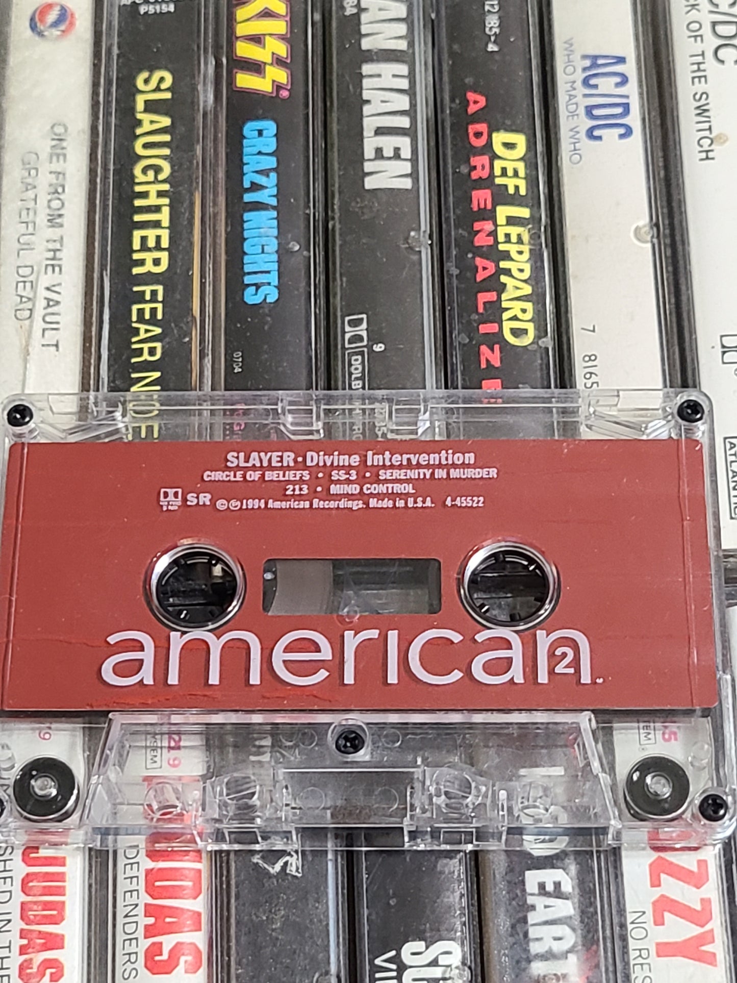 Slayer Divine Intervention Cassette Tape Metal