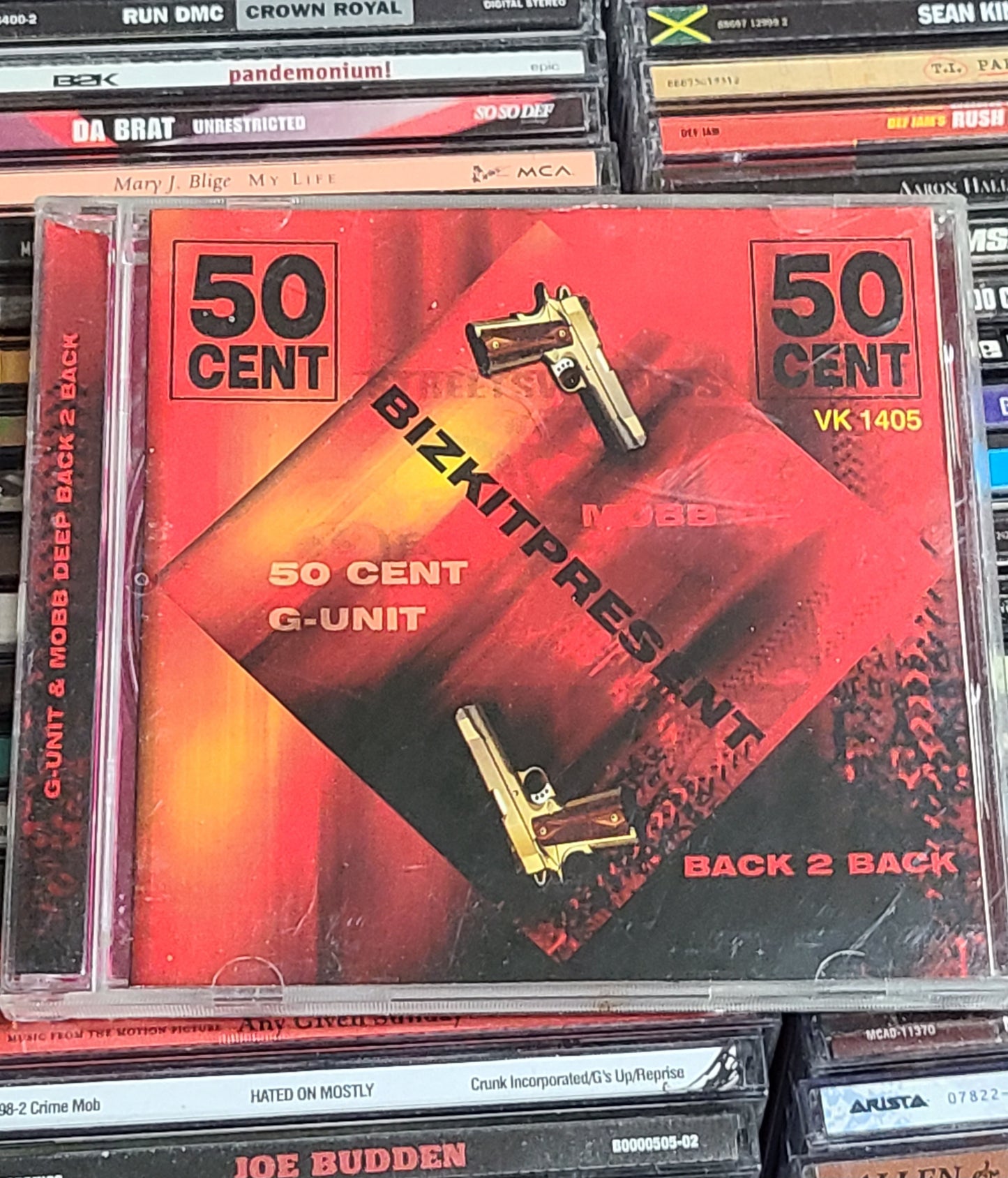 50 Cent G-Unit Back 2 Back CD Mixtape Rare HTF OOP Lloyd Banks Mobb Deep