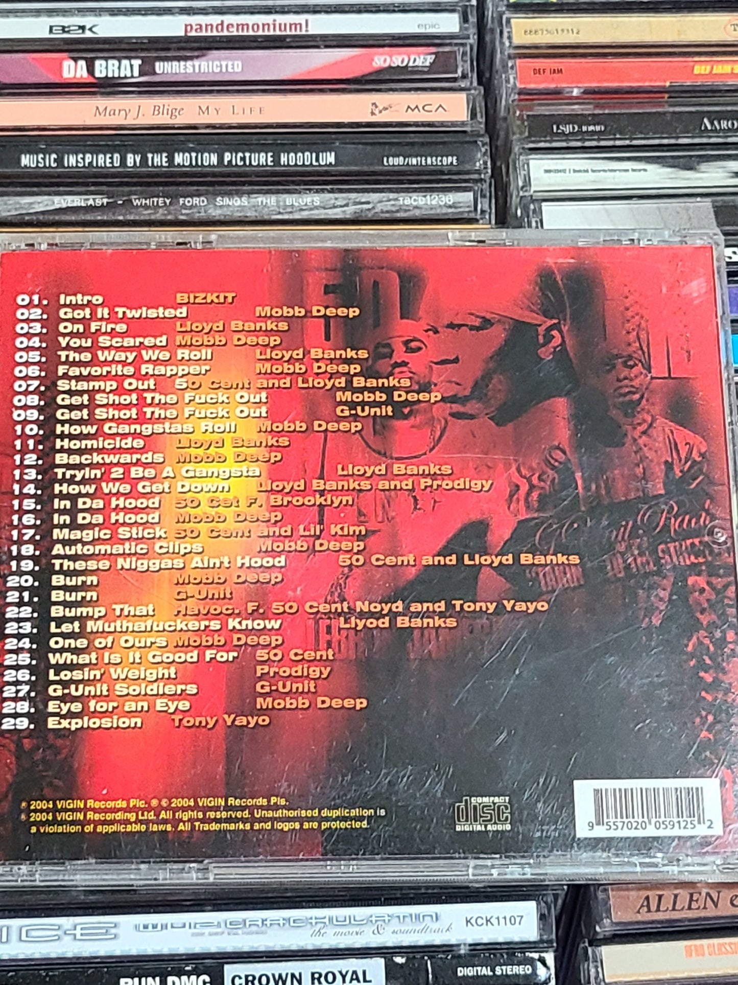 50 Cent G-Unit Back 2 Back CD Mixtape Rare HTF OOP Lloyd Banks Mobb Deep
