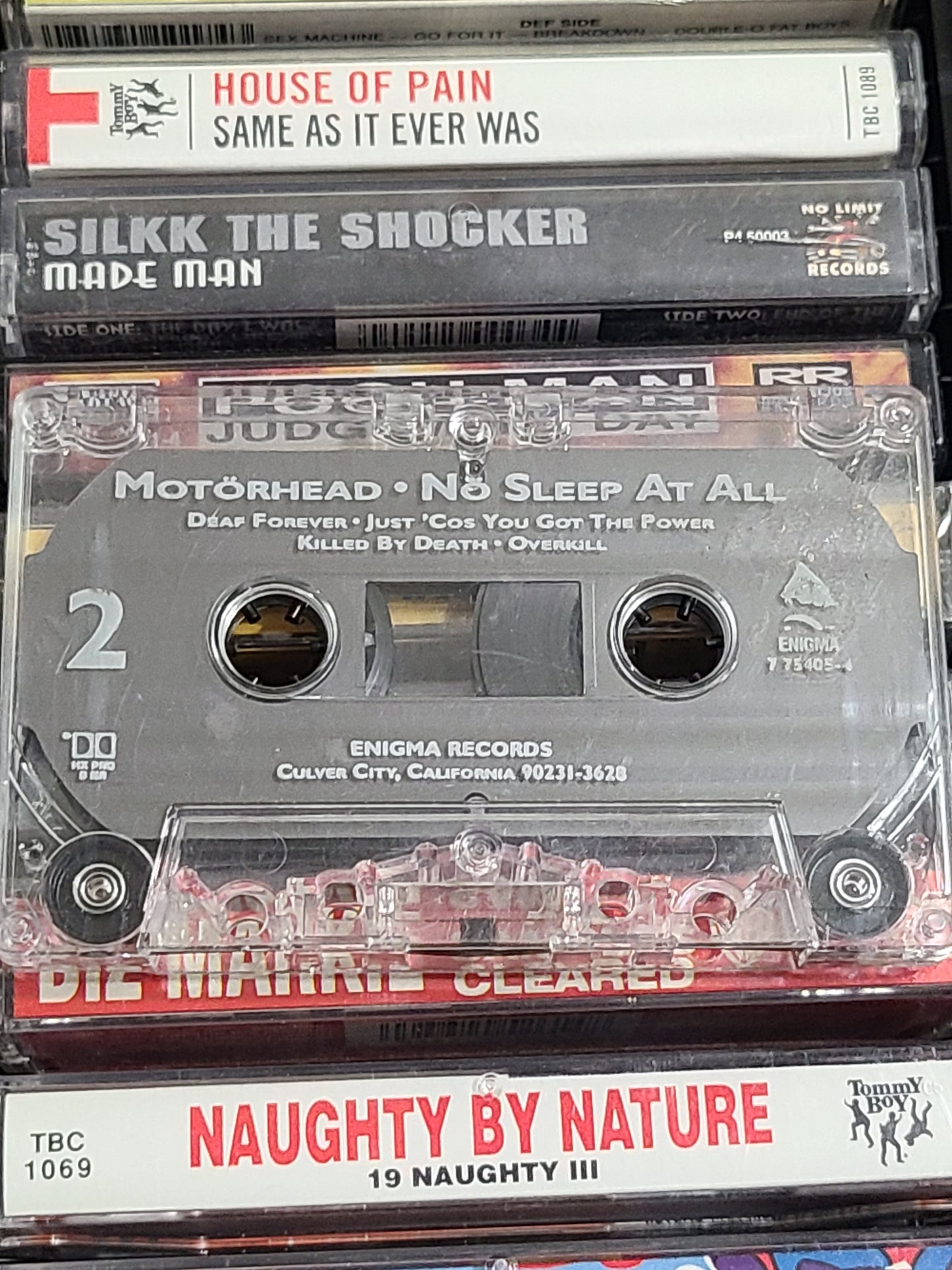 Motorhead No Sleep At All Cassette Tape