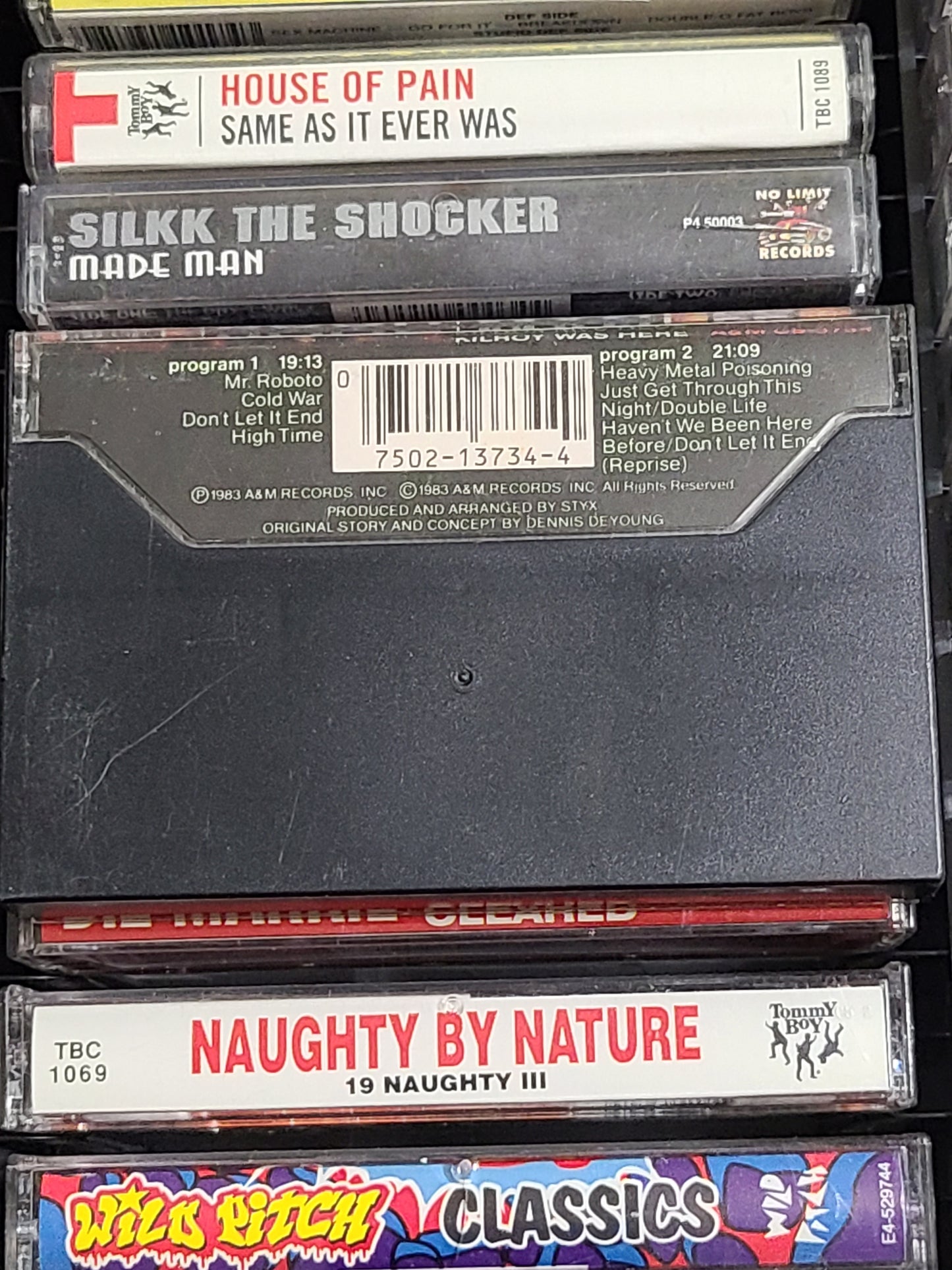 Styx Kilroy Was Here Cassette