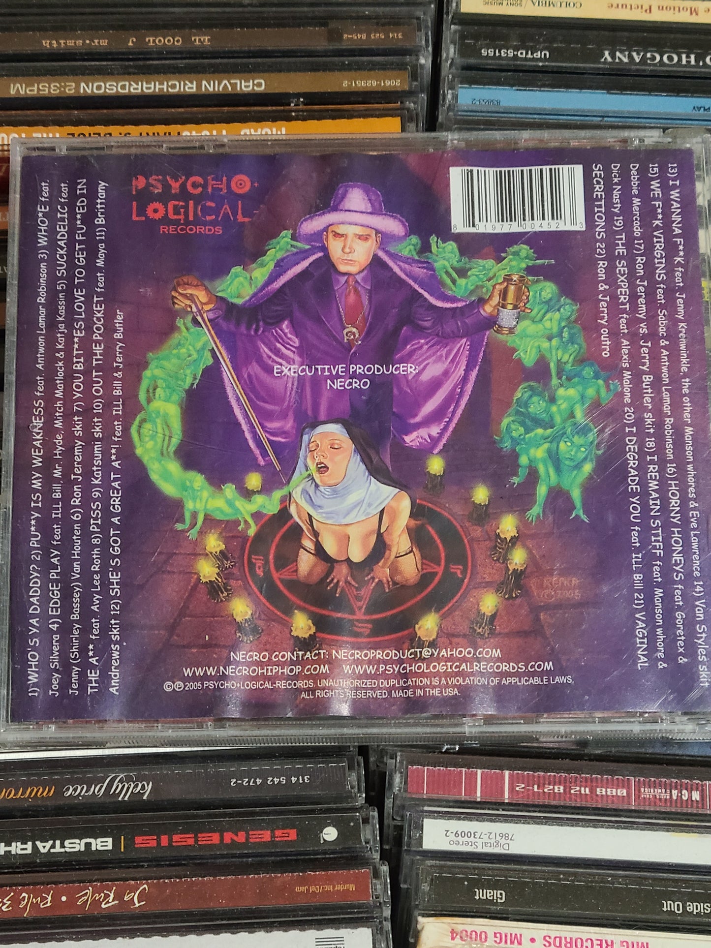 Necro Aka The Sexorcist CD Rare HTF OOP
