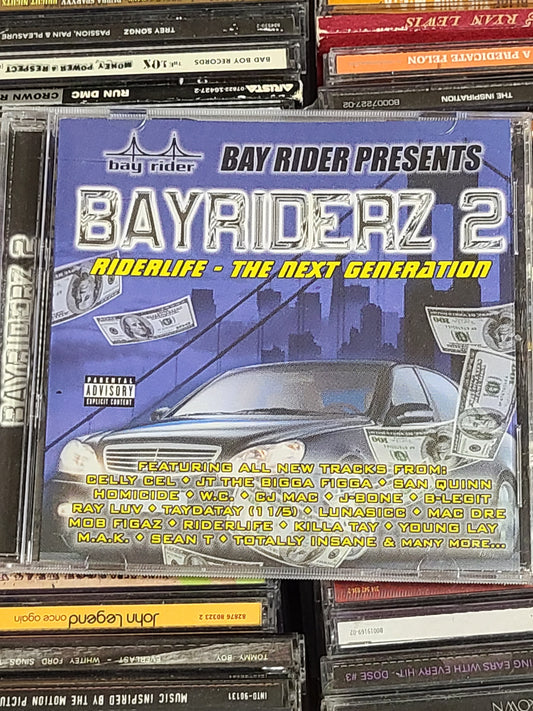 Bayriderz Vol. 2: Riderlife CD B-Legit Celly Cel Spice 1 Killa Tay Mac Dre