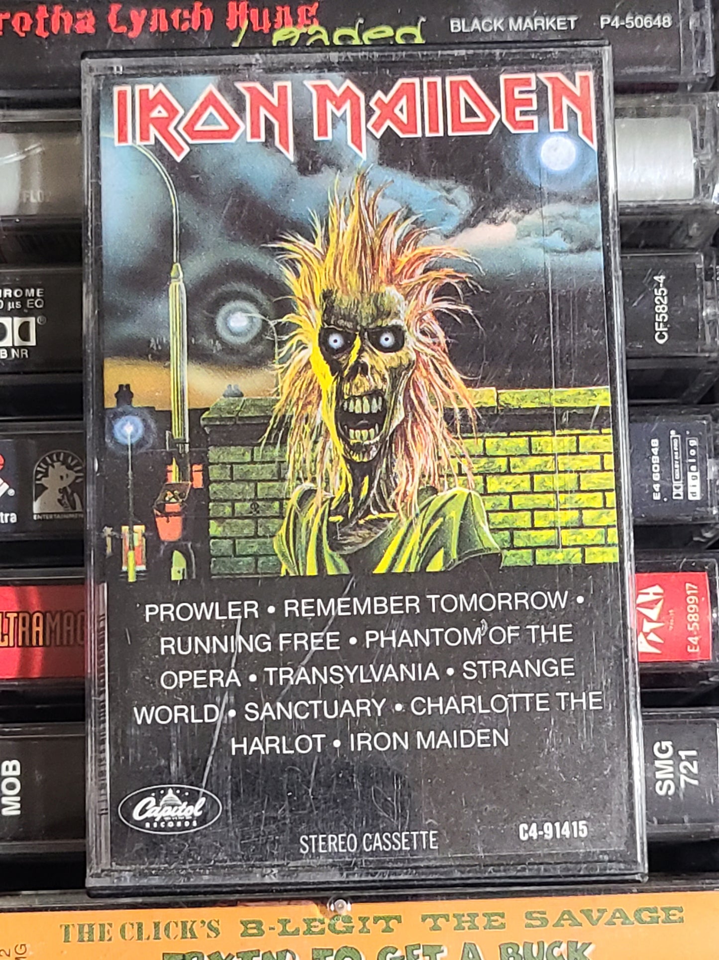 Iron Maiden Cassette Tape Heavy Metal Rare HTF OOP