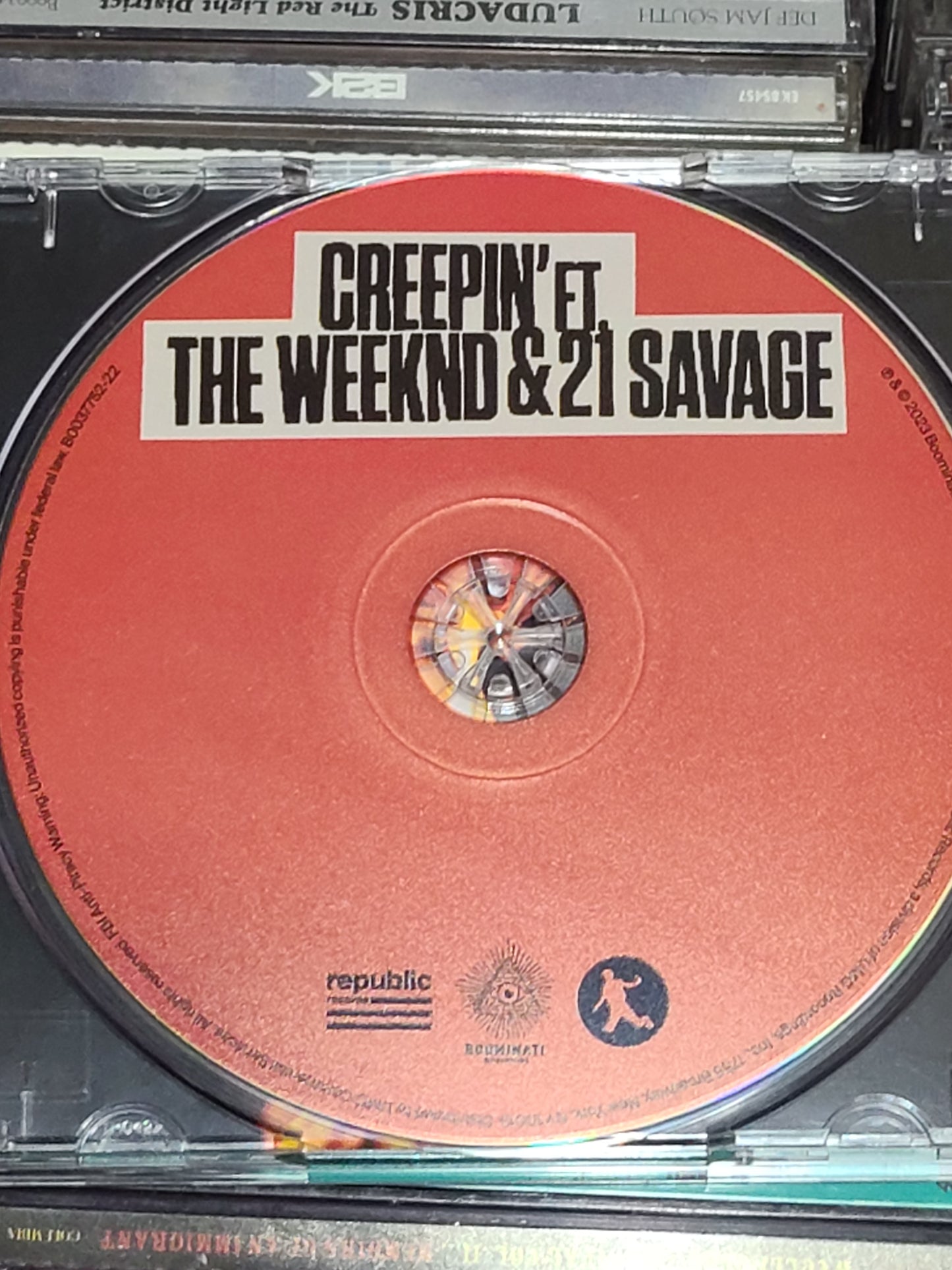 Metro Boomin Creepin' Remix CD Weeknd Diddy Rare HTF OOP Limited Edition Single