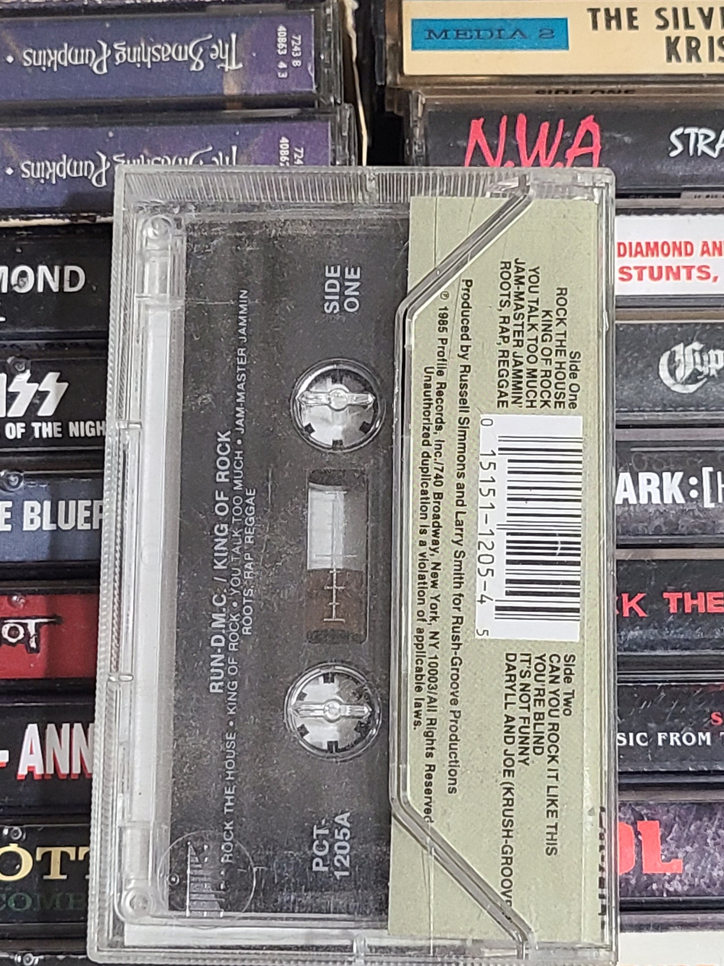 Run DMC King of Rock Cassette Tape D.M.C.