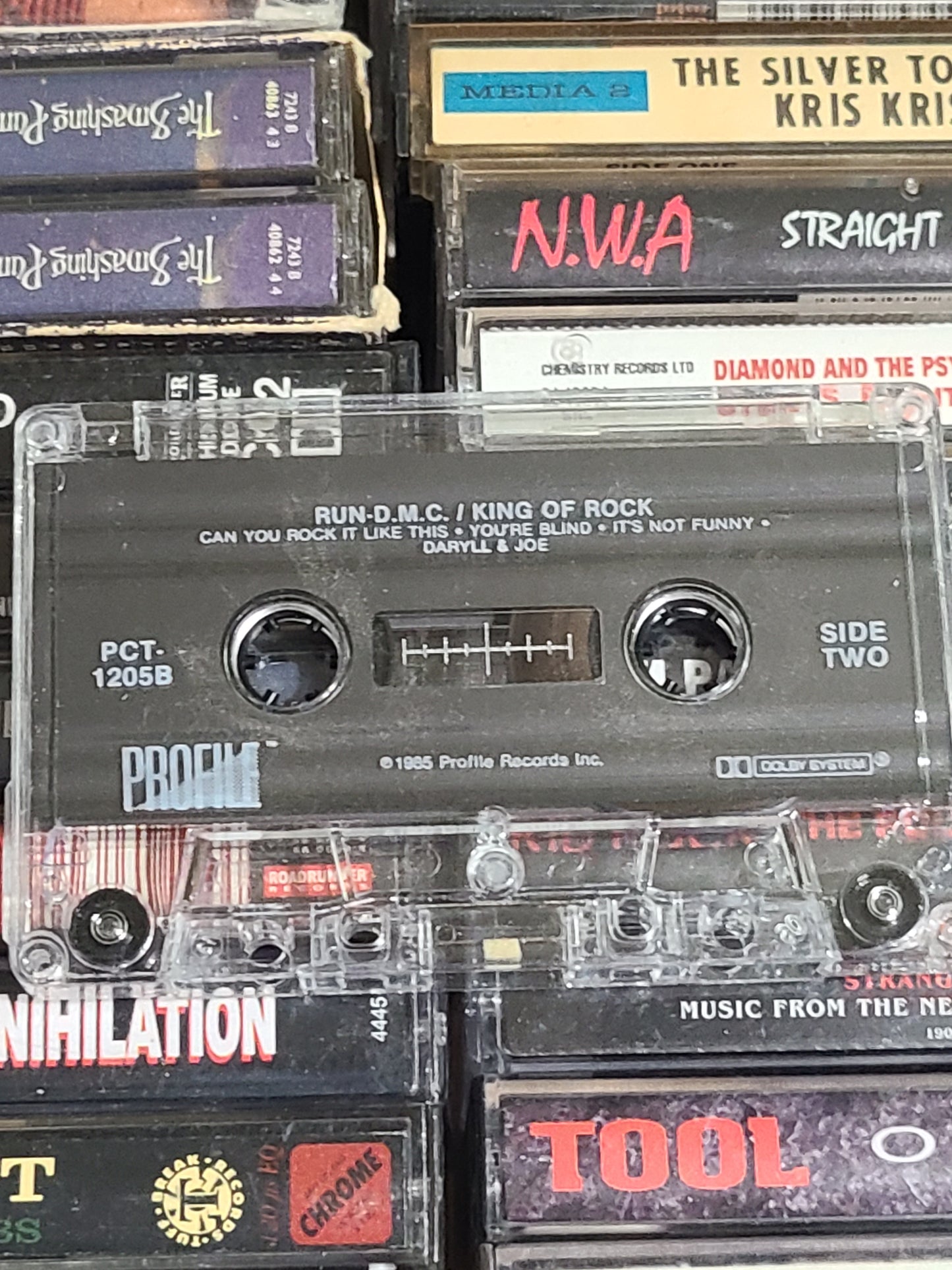 Run DMC King of Rock Cassette Tape D.M.C.