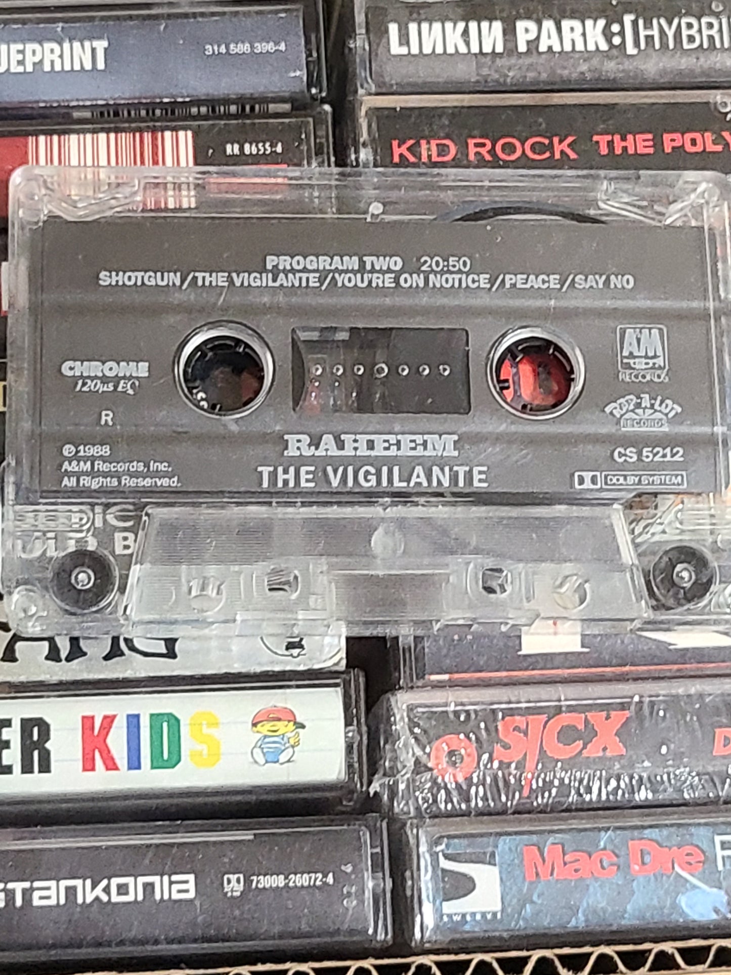 Raheen the Vigilante RAP-A-LOT Geto Boys Cassette Tape