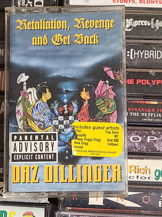 Daz Dillinger Retaliation Revenge Get Back Cassette