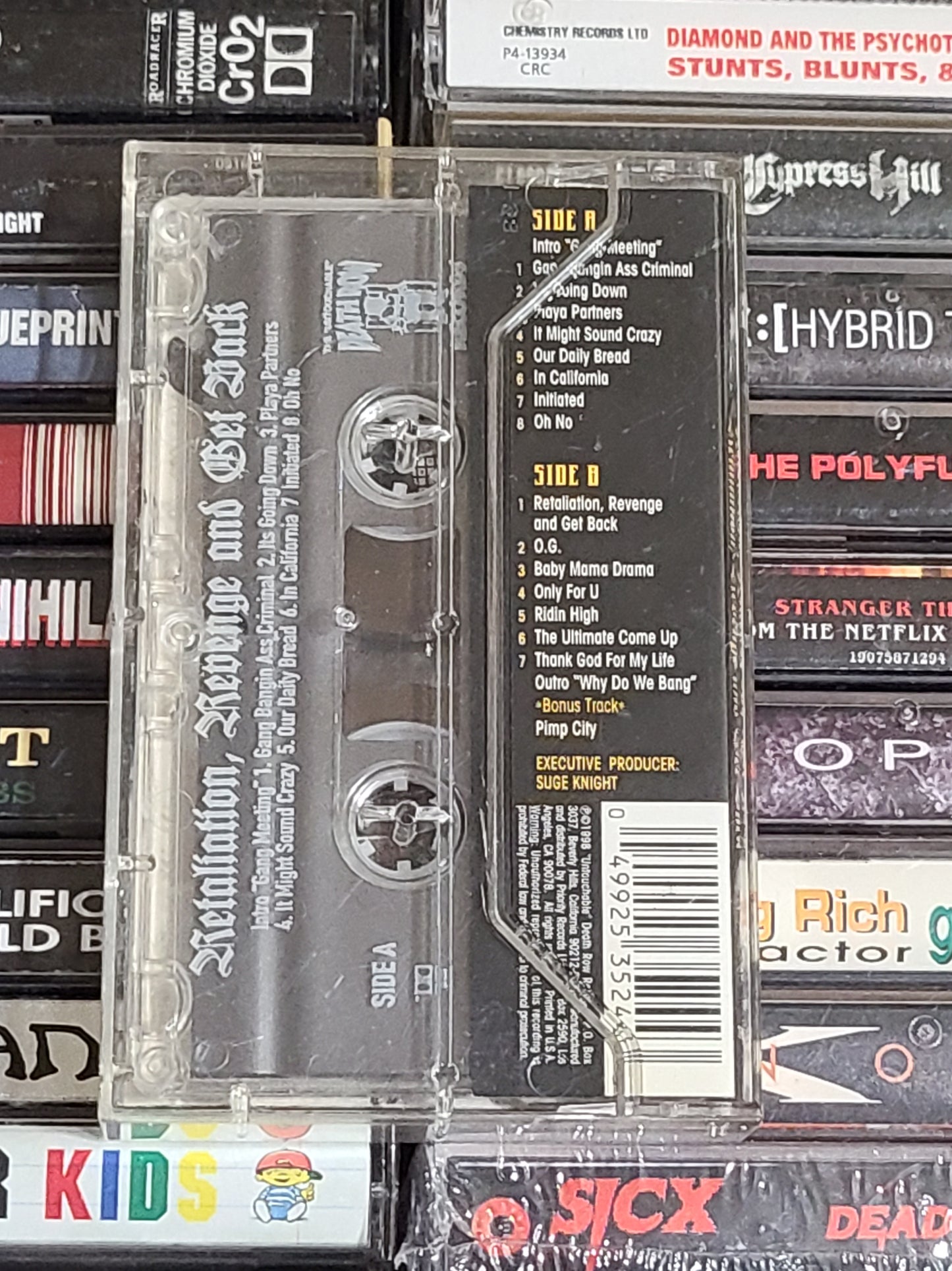 Daz Dillinger Retaliation Revenge Get Back Cassette