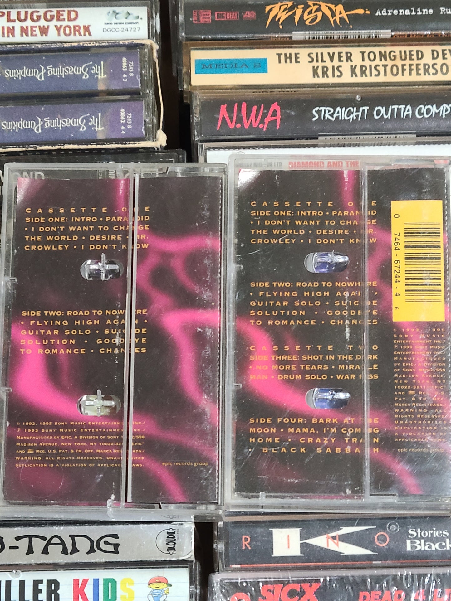Ozzy Osbourne Live & Loud 2 Cassette Set Rare HTF OOP