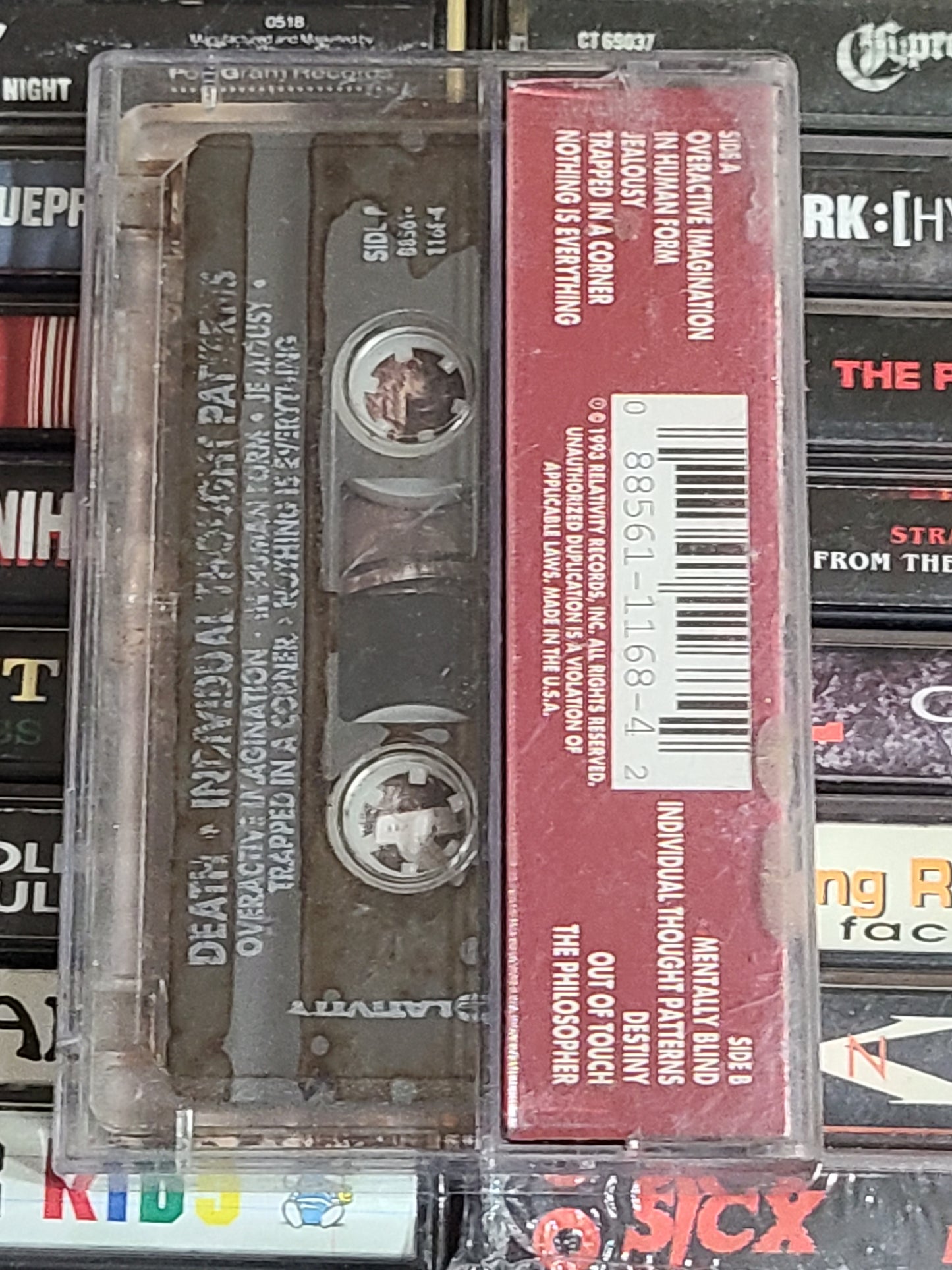 Death Individual Thought Patterns Cassette Rare HTF OOP