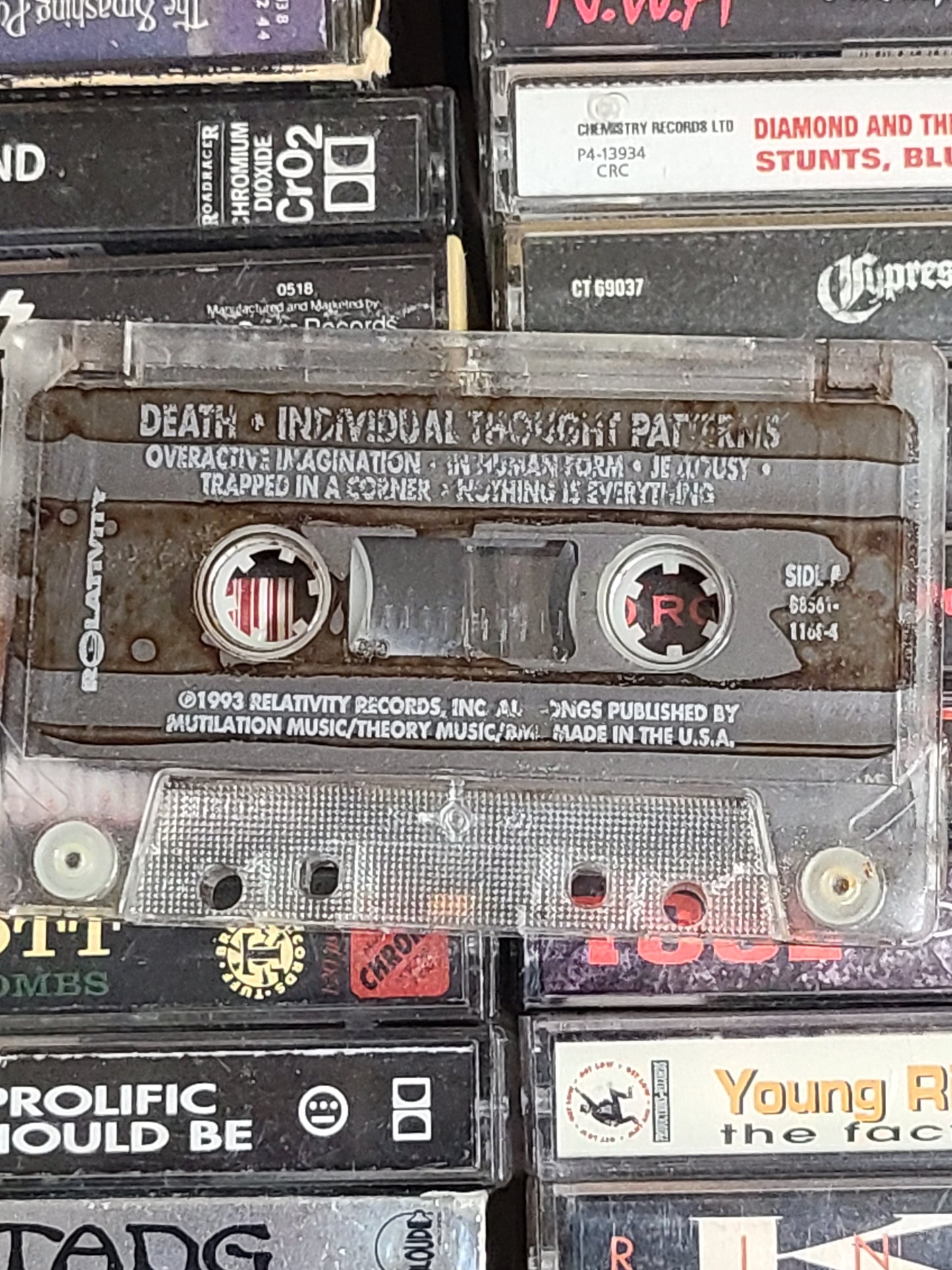Death Individual Thought Patterns Cassette Rare HTF OOP