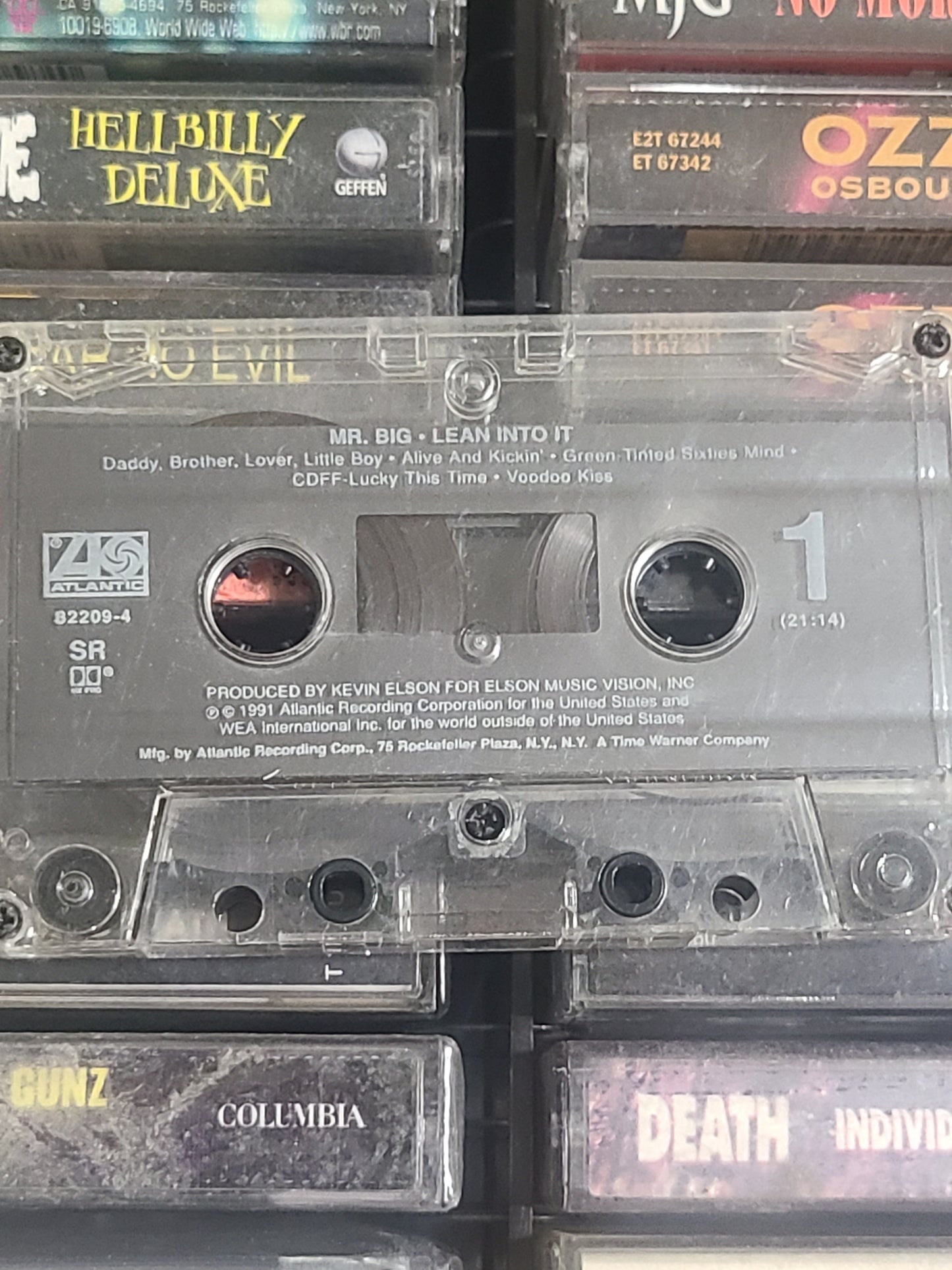 Mr. Big Lean Into It Cassette Tape