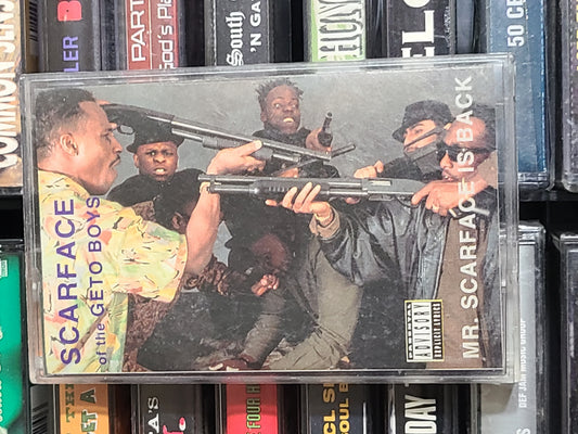 Scarface Mr. Scarface Is Back Cassette Tape Hip Hop Rap Geto Boys