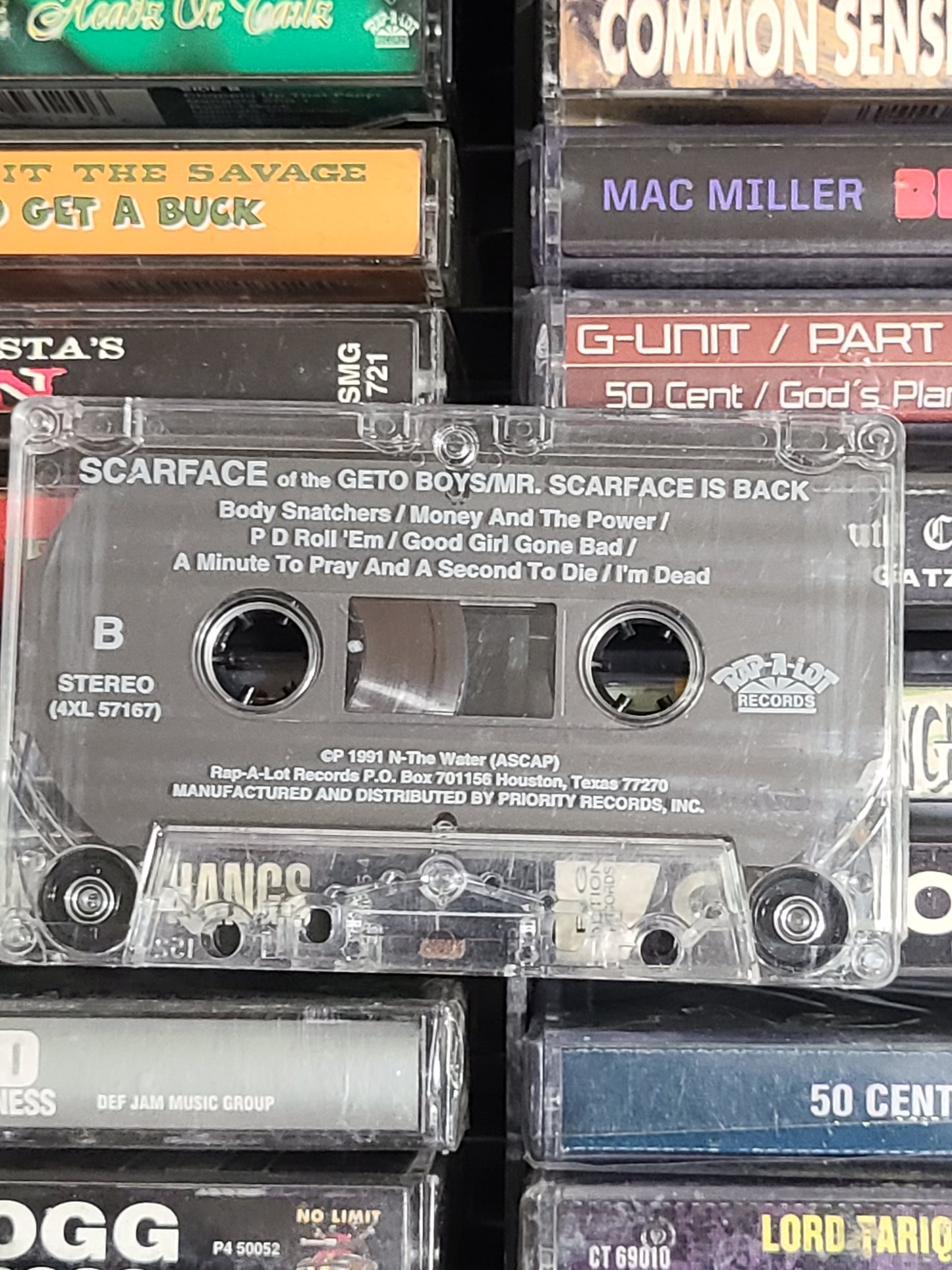 Scarface Mr. Scarface Is Back Cassette Tape Hip Hop Rap Geto Boys