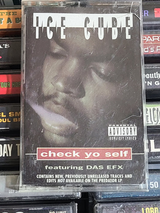 Ice Cube Check Yo Self Hip Hop Cassette Tape