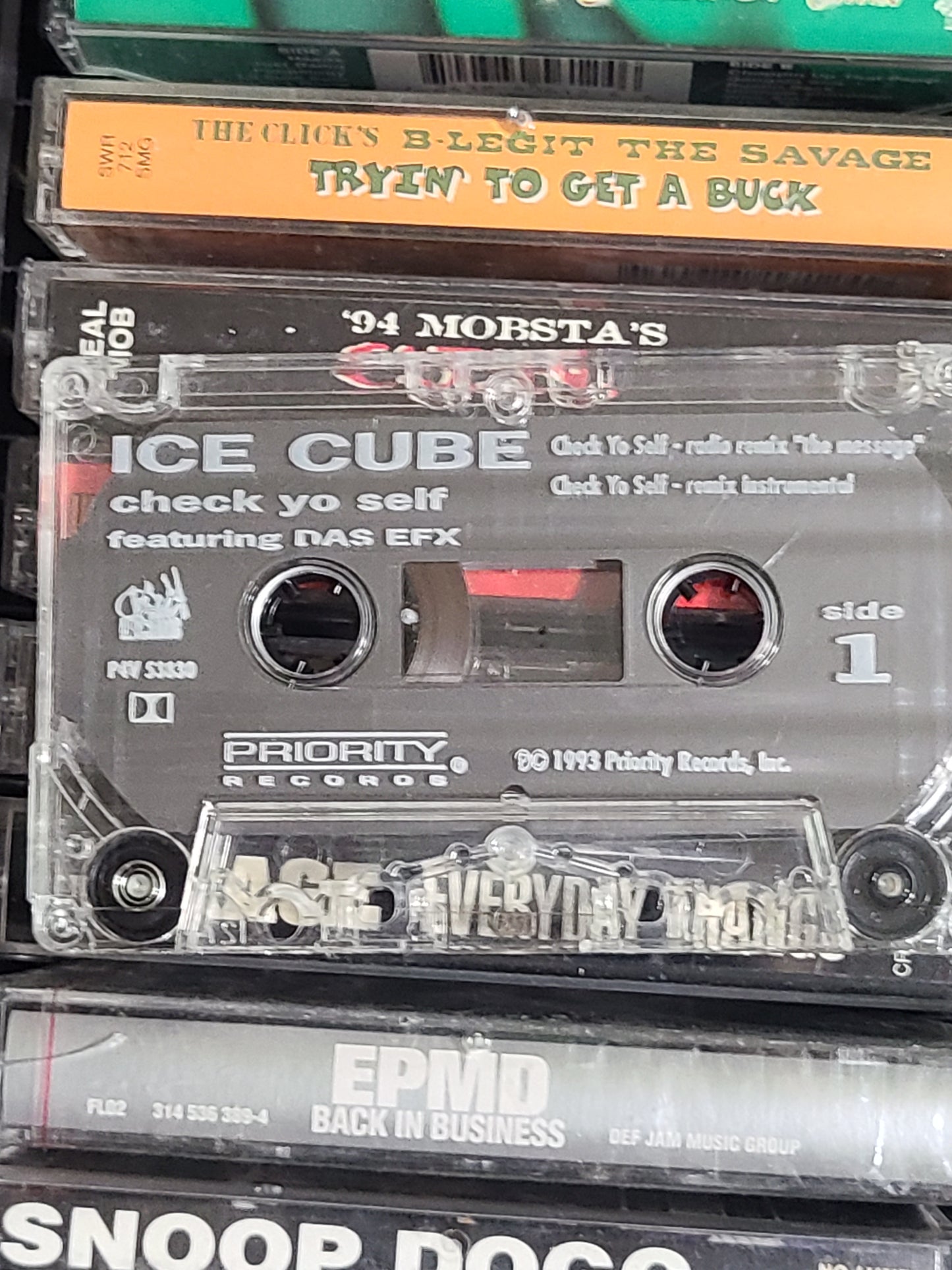 Ice Cube Check Yo Self Hip Hop Cassette Tape