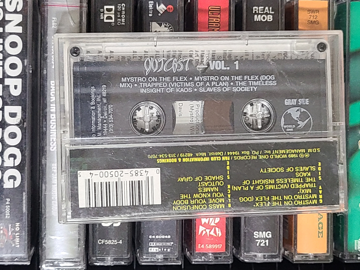 Kaos & Mystro Outcast Vol 1 Cassette