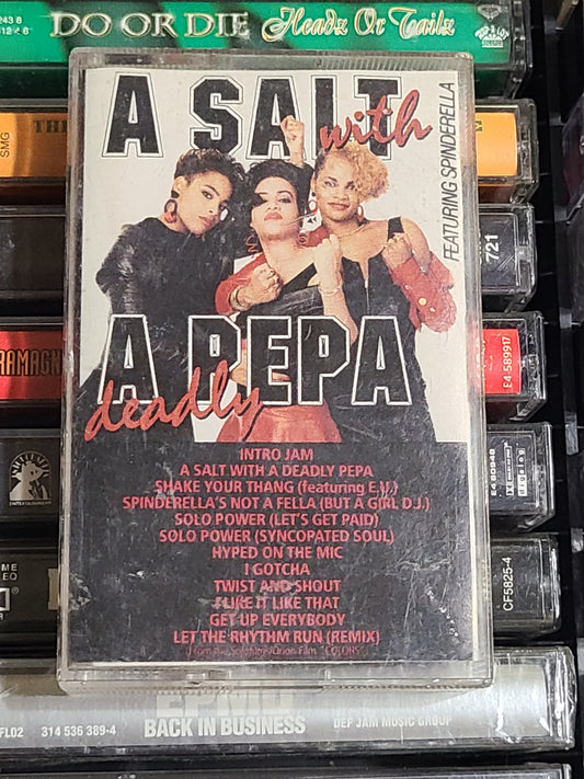Salt-N-Pepa A Salt with a Deadly Pepa Cassette Tape Hip Hop