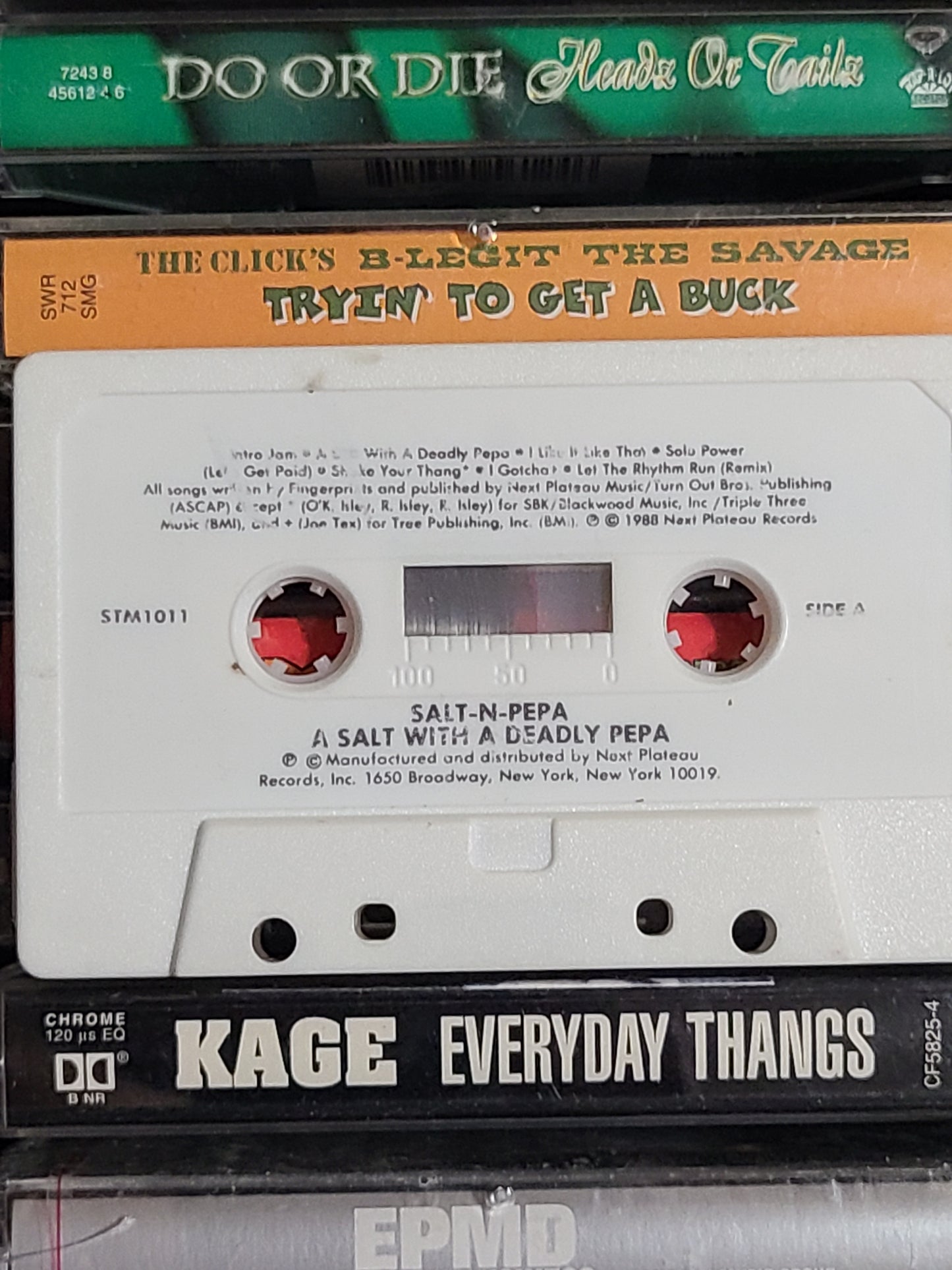 Salt-N-Pepa A Salt with a Deadly Pepa Cassette Tape Hip Hop