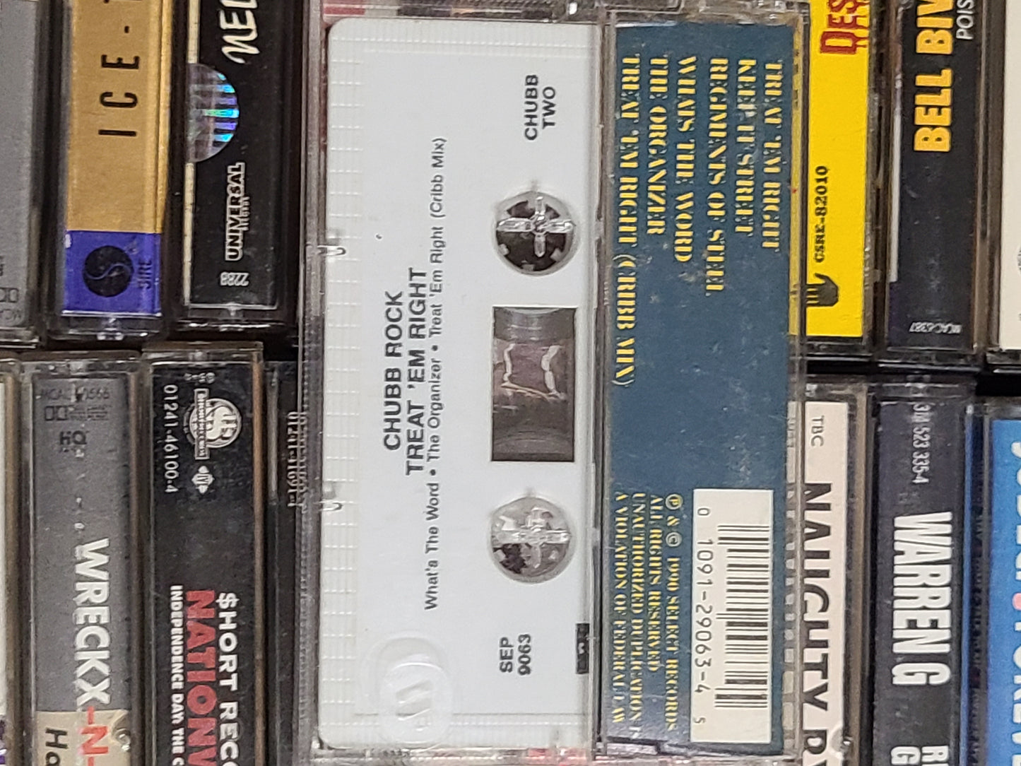 Chubb Rock Treat Em Right Cassette Tape EP