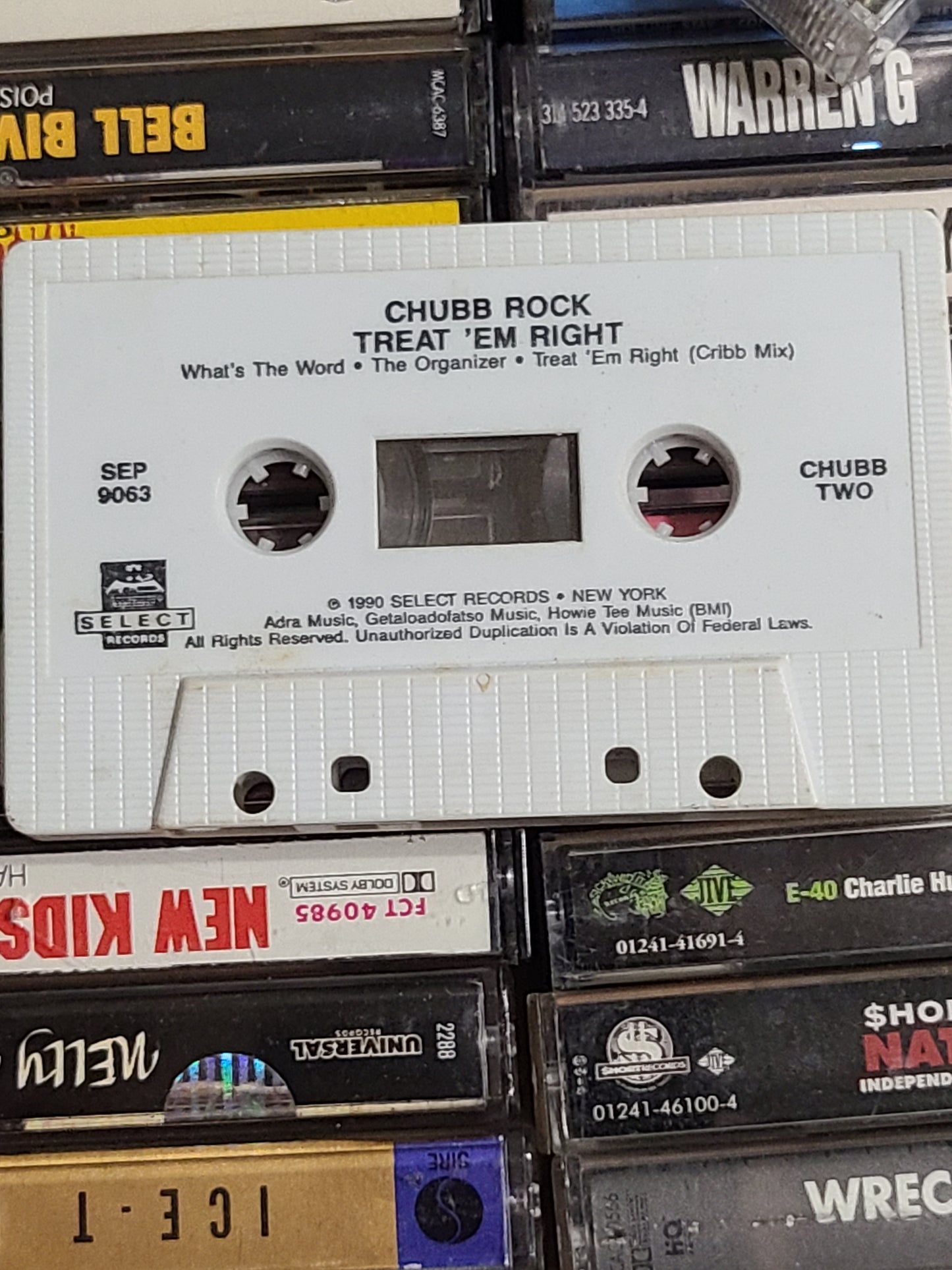 Chubb Rock Treat Em Right Cassette Tape EP