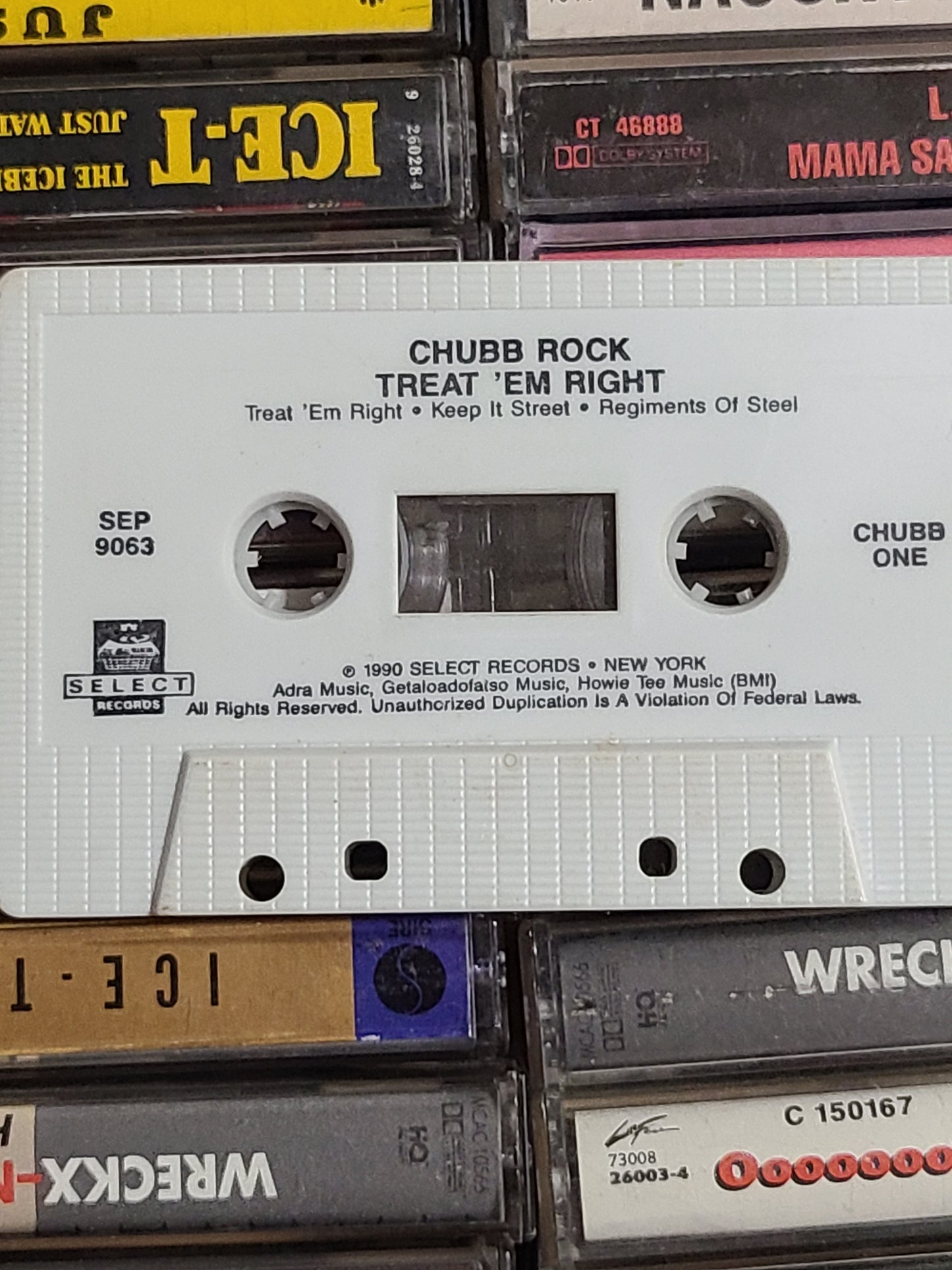 Chubb Rock Treat Em Right Cassette Tape EP