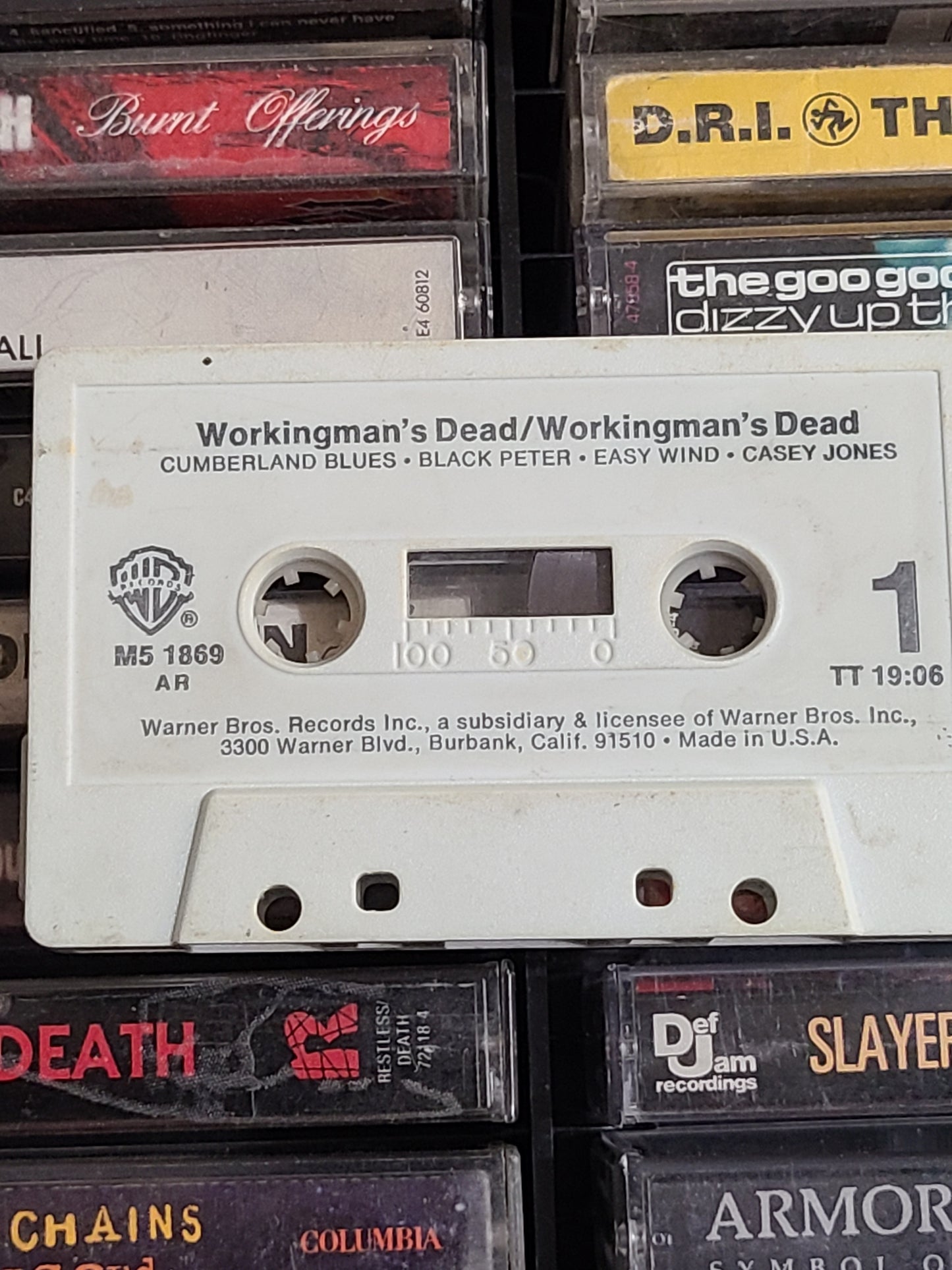 The Grateful Dead Workingman’s Dead Cassette Tape