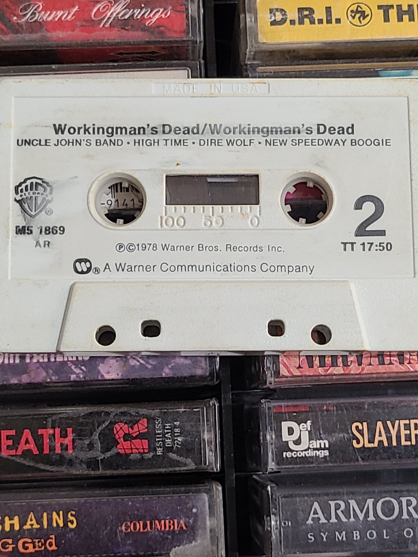 The Grateful Dead Workingman’s Dead Cassette Tape