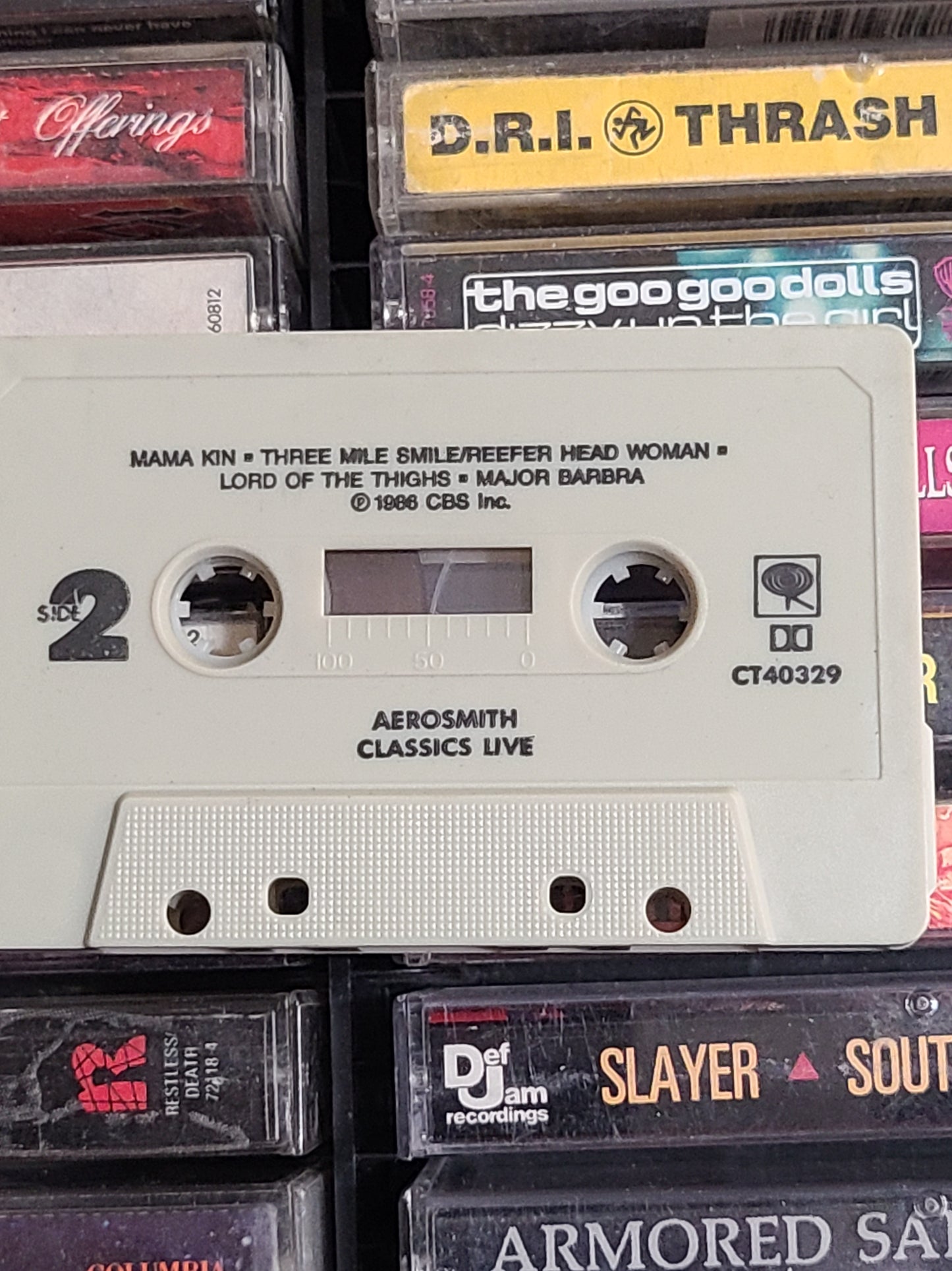 Aerosmith Classics Live Cassette Tape