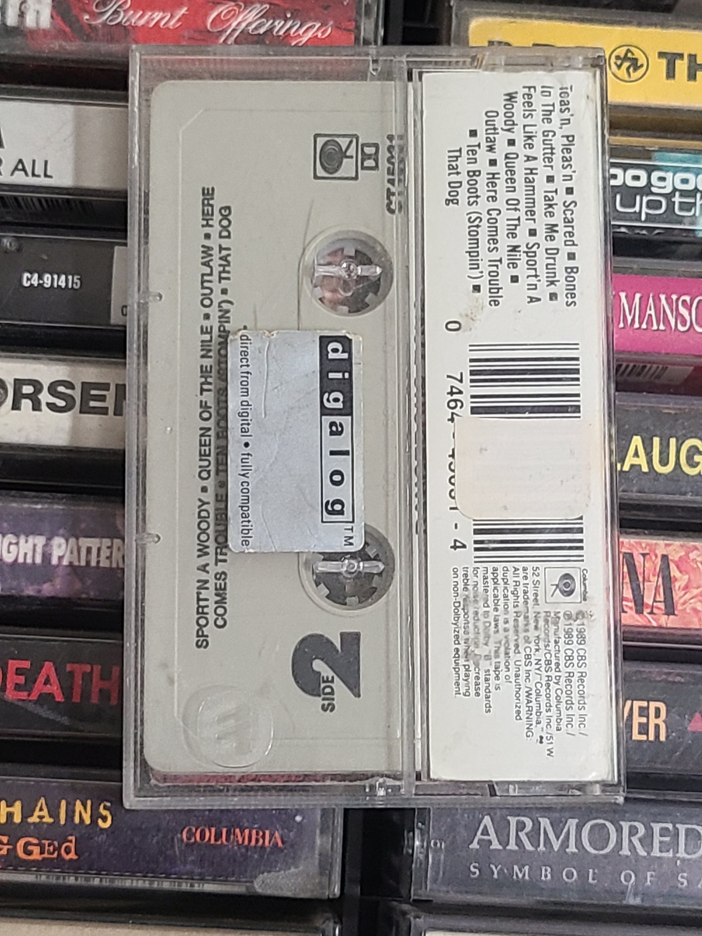 Dangerous Toys Hellacious Arces Cassette Tape