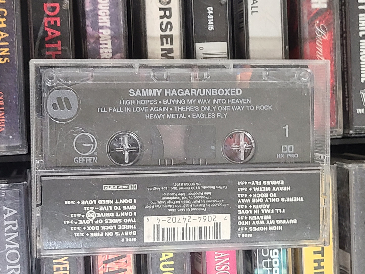 Sammy Hagar Unboxed Cassette