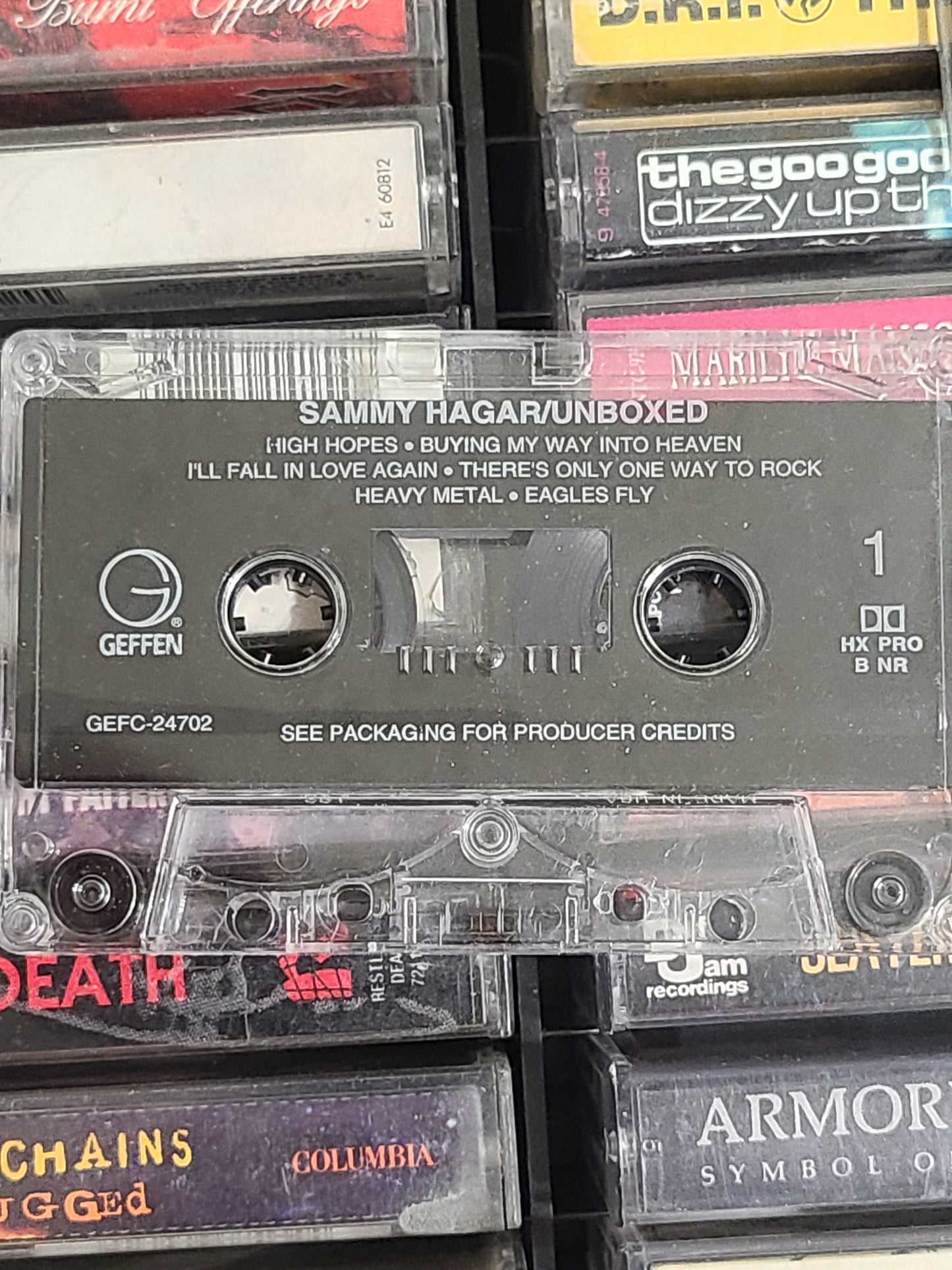 Sammy Hagar Unboxed Cassette