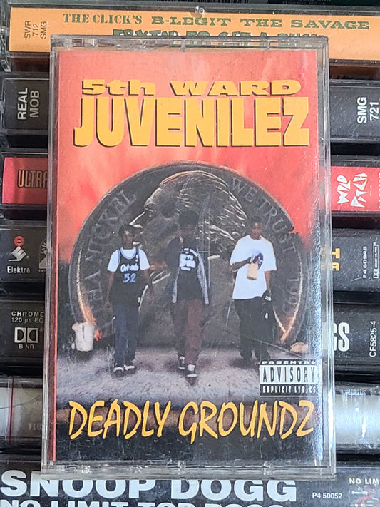 5th Ward Juvenilez Deadly Groundz Cassette Rare HTF OOP