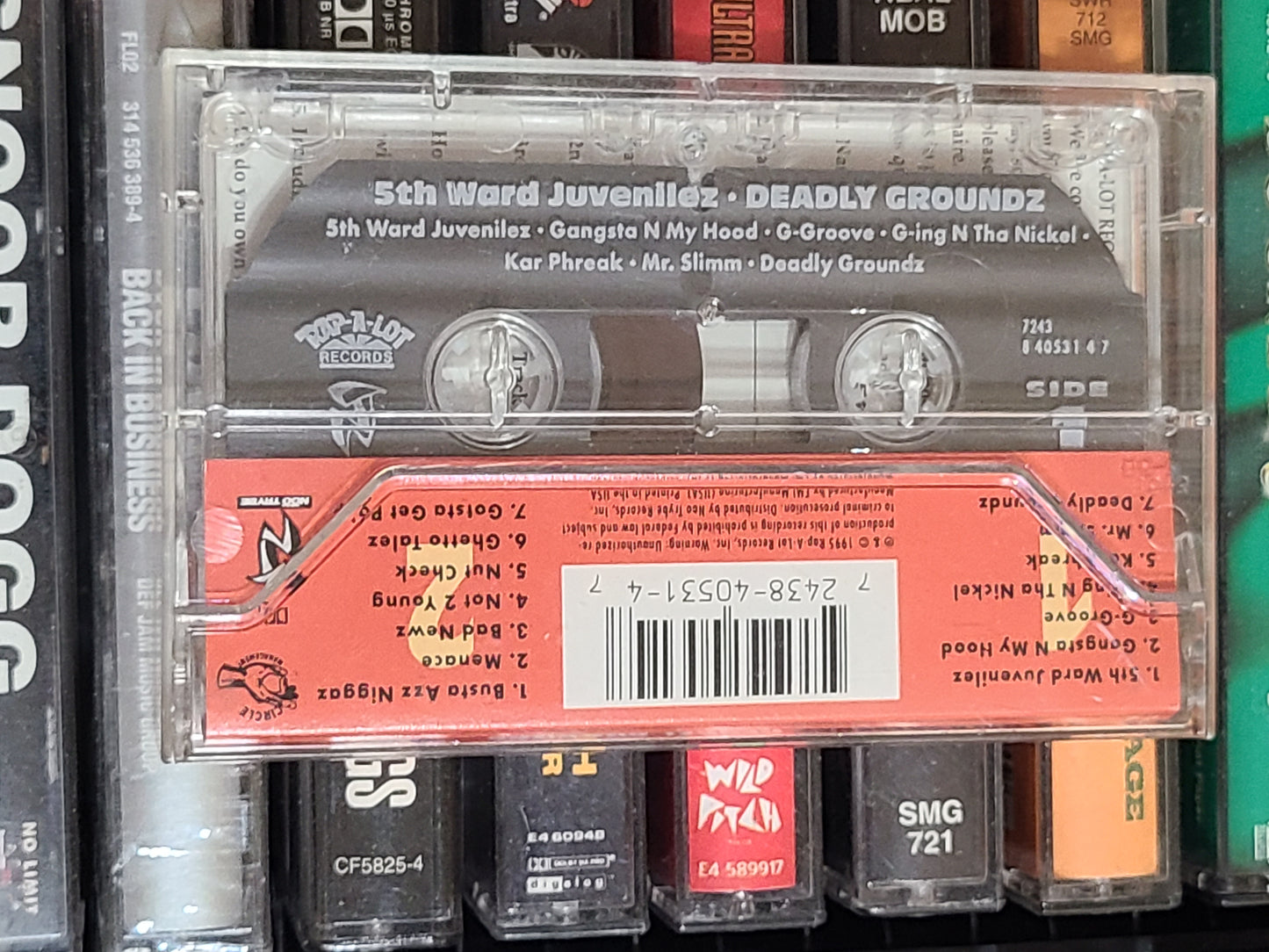 5th Ward Juvenilez Deadly Groundz Cassette Rare HTF OOP