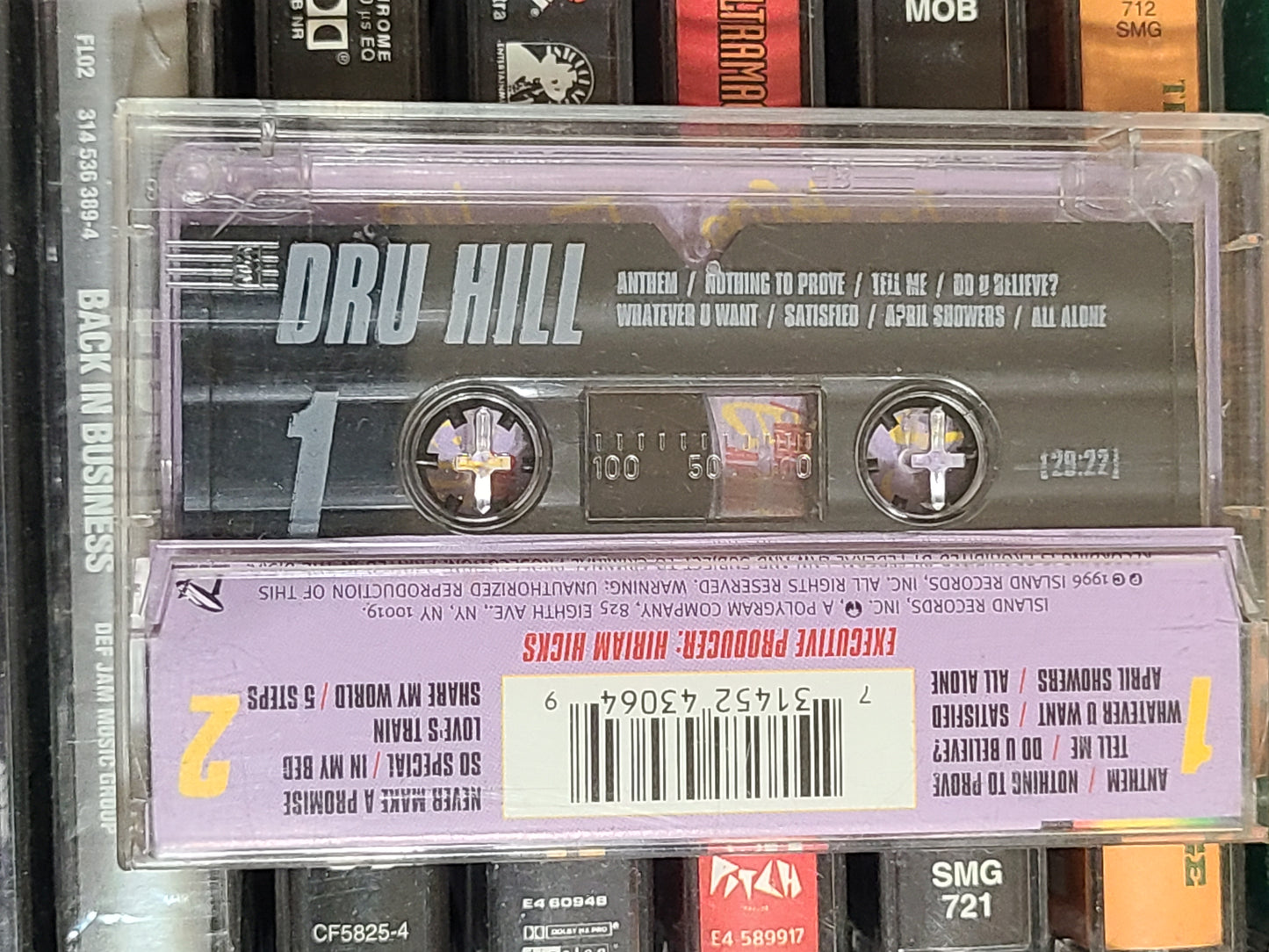 Dru Hill Cassette Tape