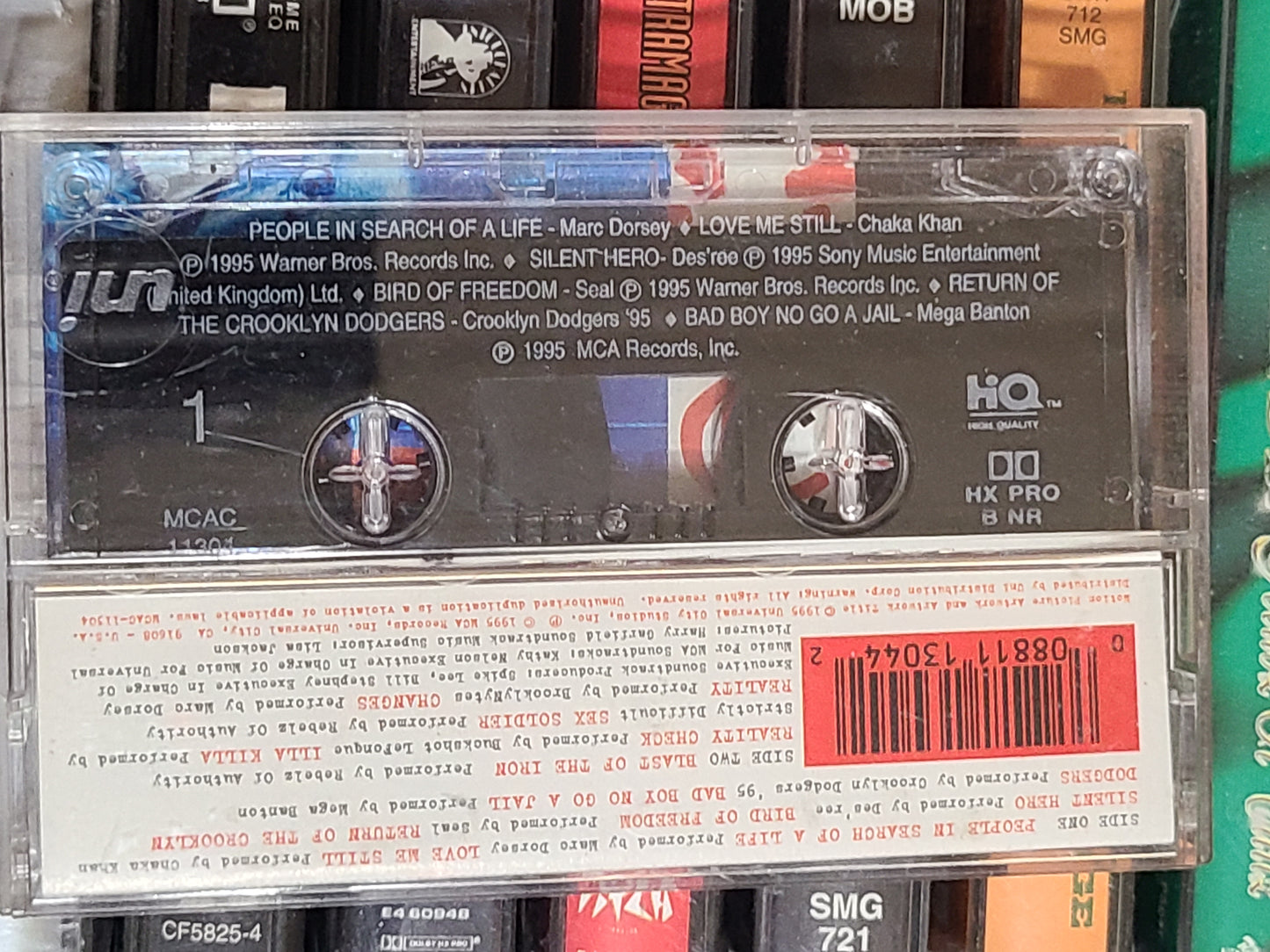 Clockers Soundtrack Cassette Seal Chaka Khan Marc Dorsey