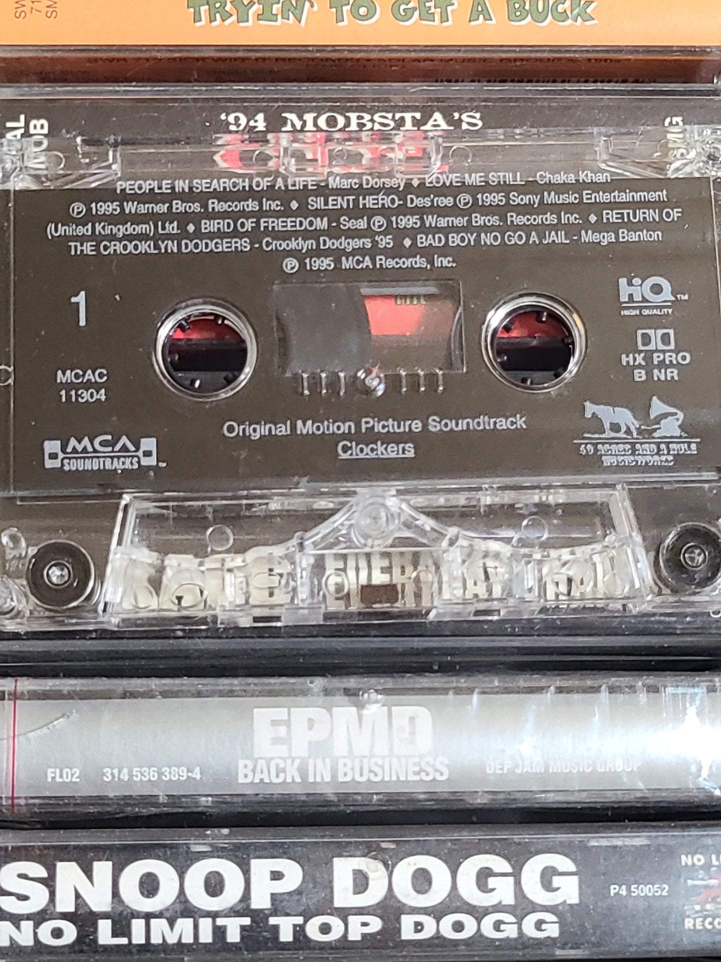 Clockers Soundtrack Cassette Seal Chaka Khan Marc Dorsey